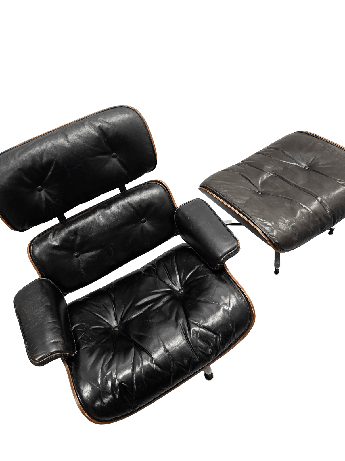 2nd Generation Eames Herman Miller Rosewood Lounge Chair and Ottoman, Circa 1960's - Opulent Seating