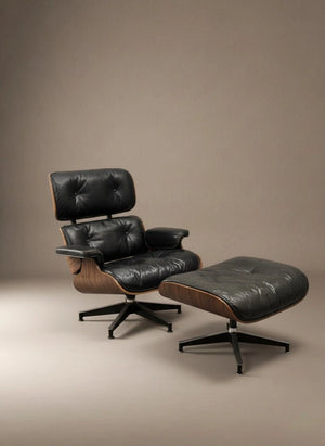 2nd Generation Eames Herman Miller Rosewood Lounge Chair and Ottoman, Circa 1960's