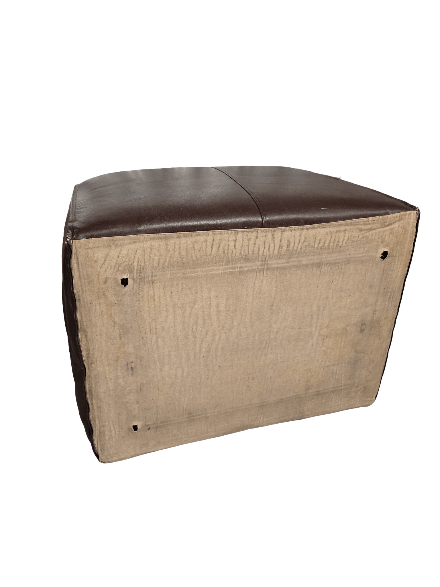 B&B Italia Mario Bellini Le Bambole Leather Brown Armchair - Opulent Seating