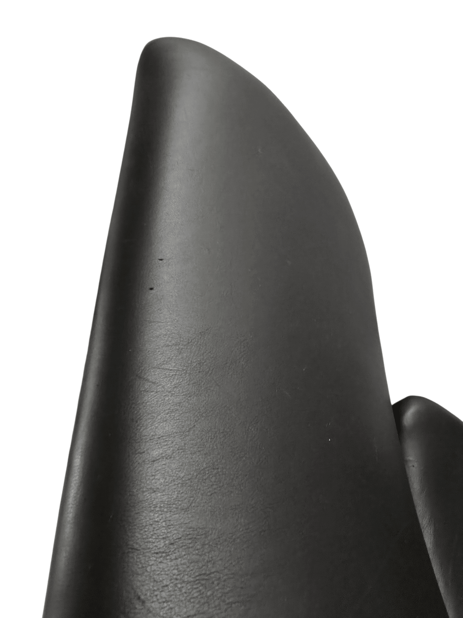 Black BoConcept Imola Swivel Chair & Footstool Salvador Leather Henrik Pederson - Opulent Seating