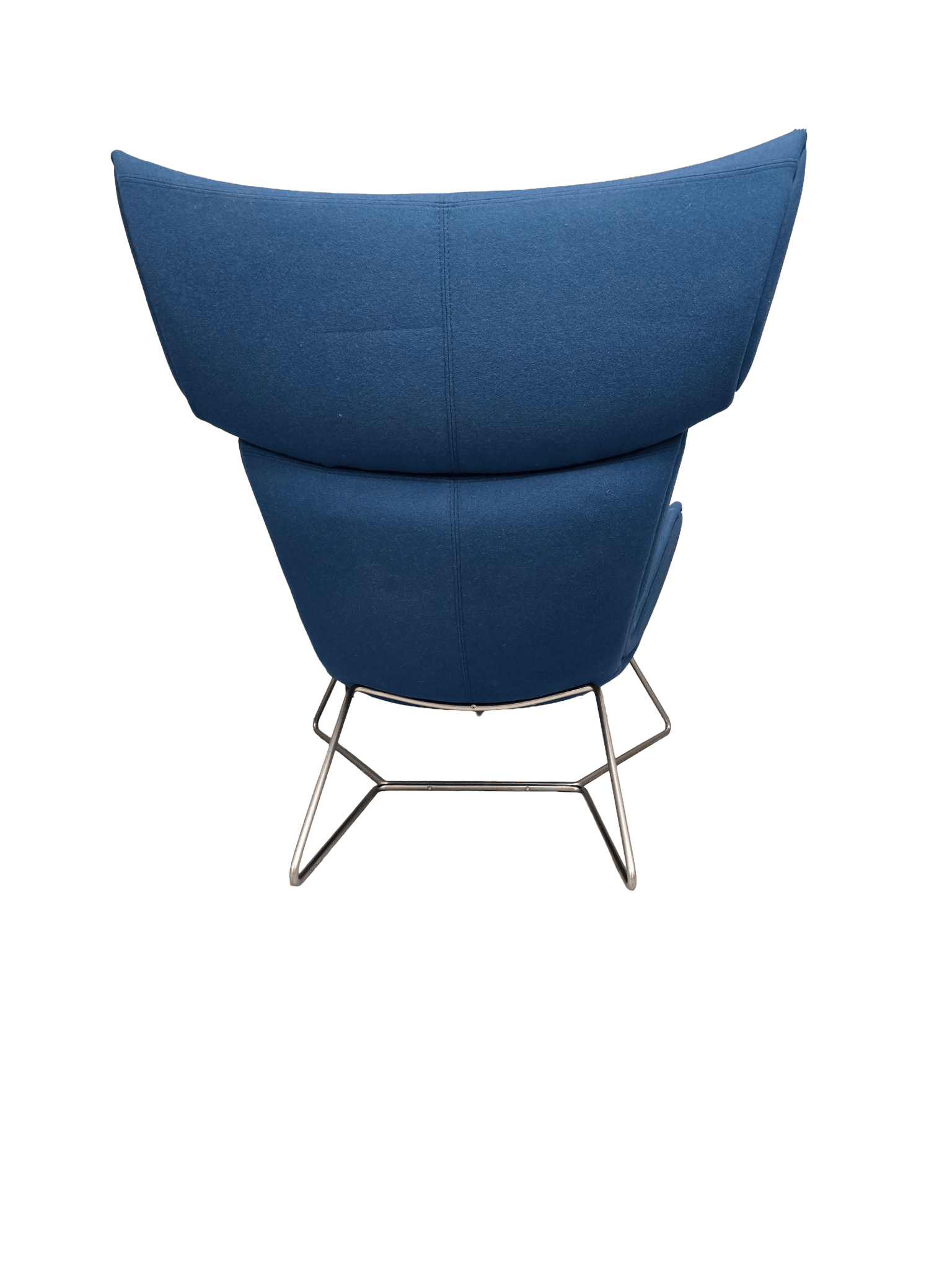 BoConcept Imola Blue Lounge Chair & Footstool Set - Opulent Seating