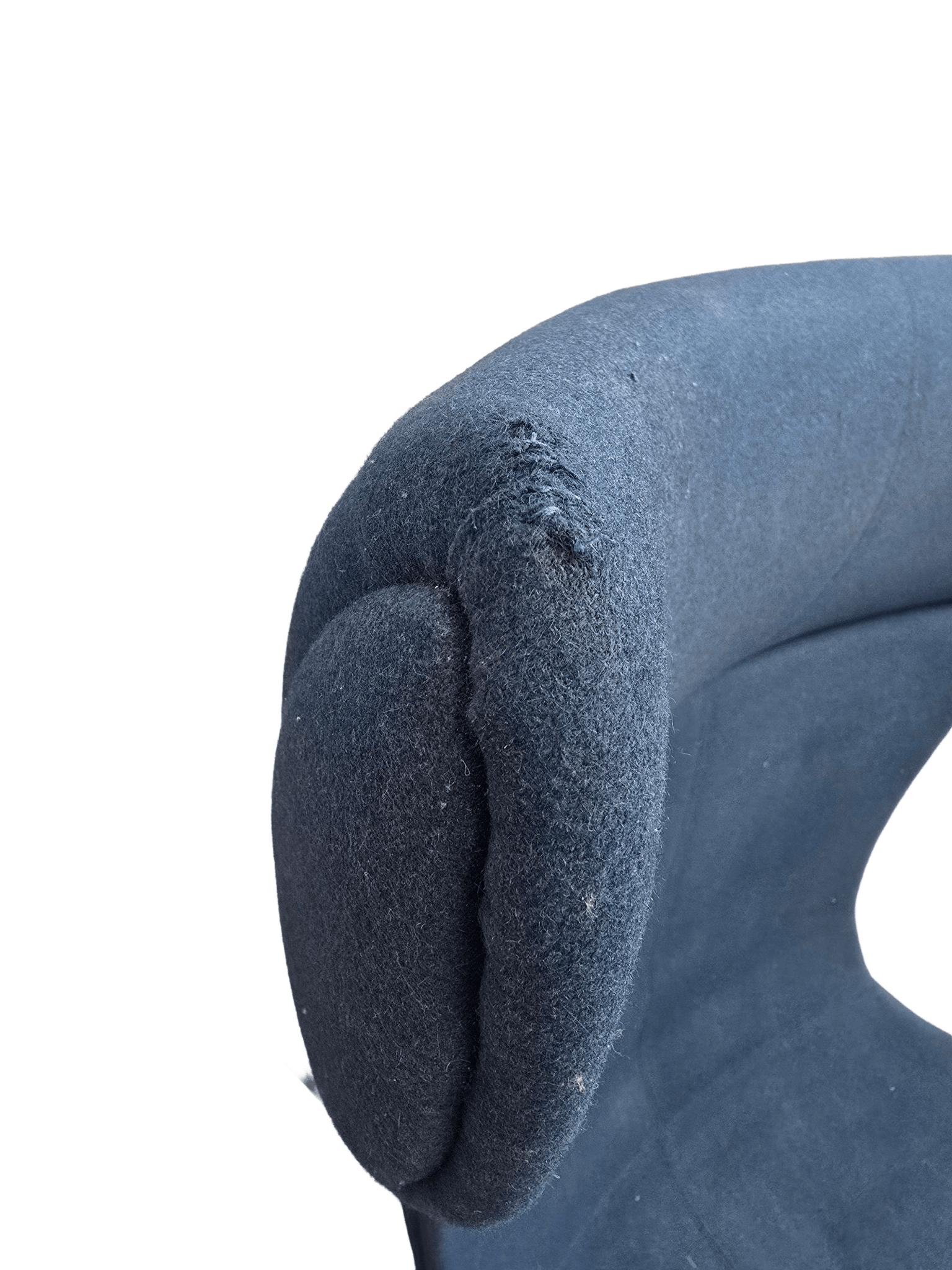 BoConcept Imola Blue Lounge Chair & Footstool Set - Opulent Seating