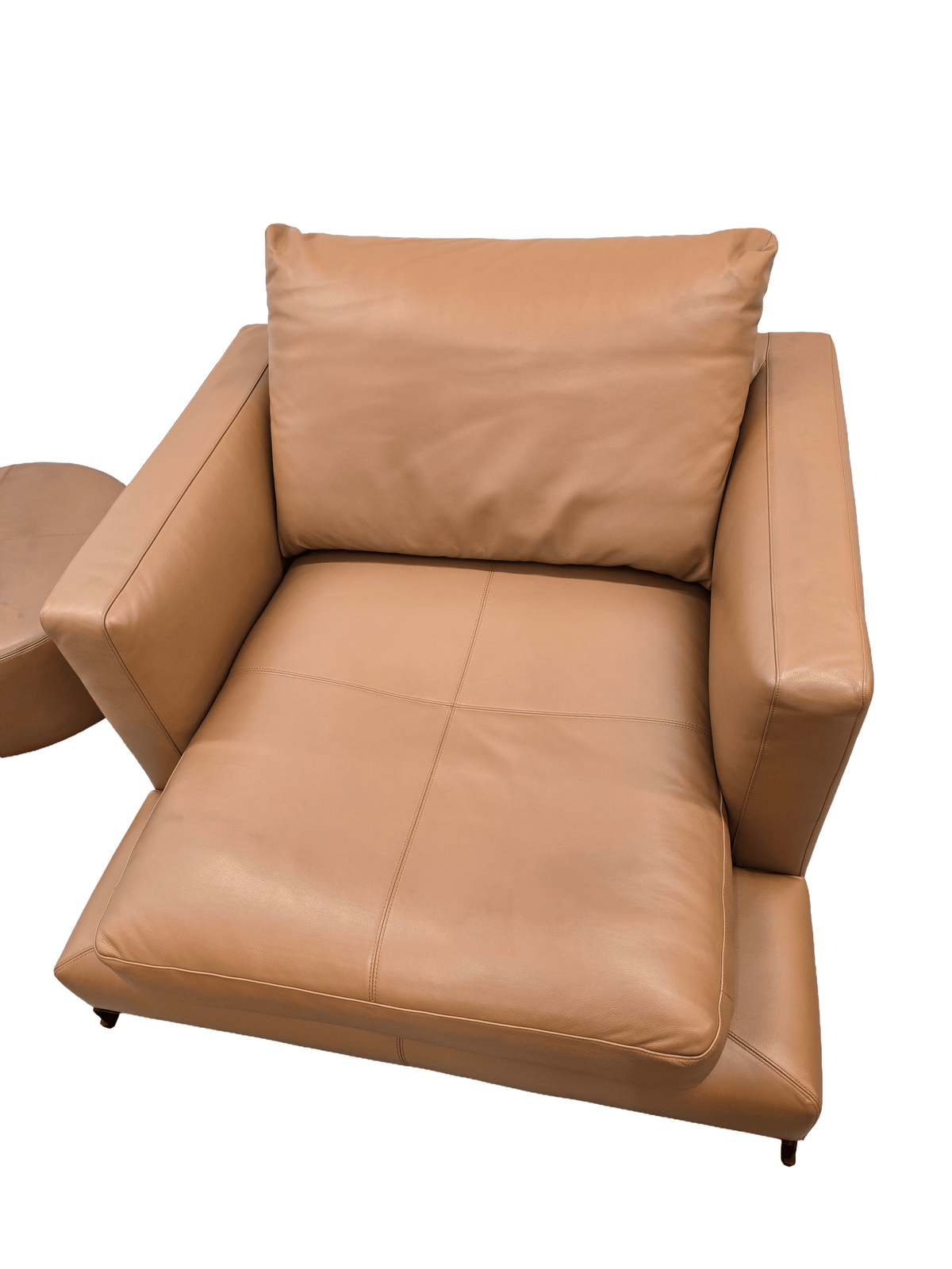 Camerich Lazytime Leather Armchair & Footstool | Luxury Designer Lounge Set - Opulent Seating