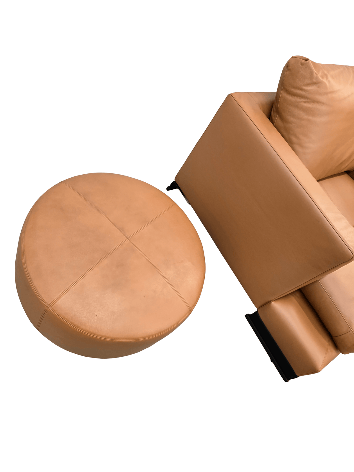 Camerich Lazytime Leather Armchair & Footstool | Luxury Designer Lounge Set - Opulent Seating