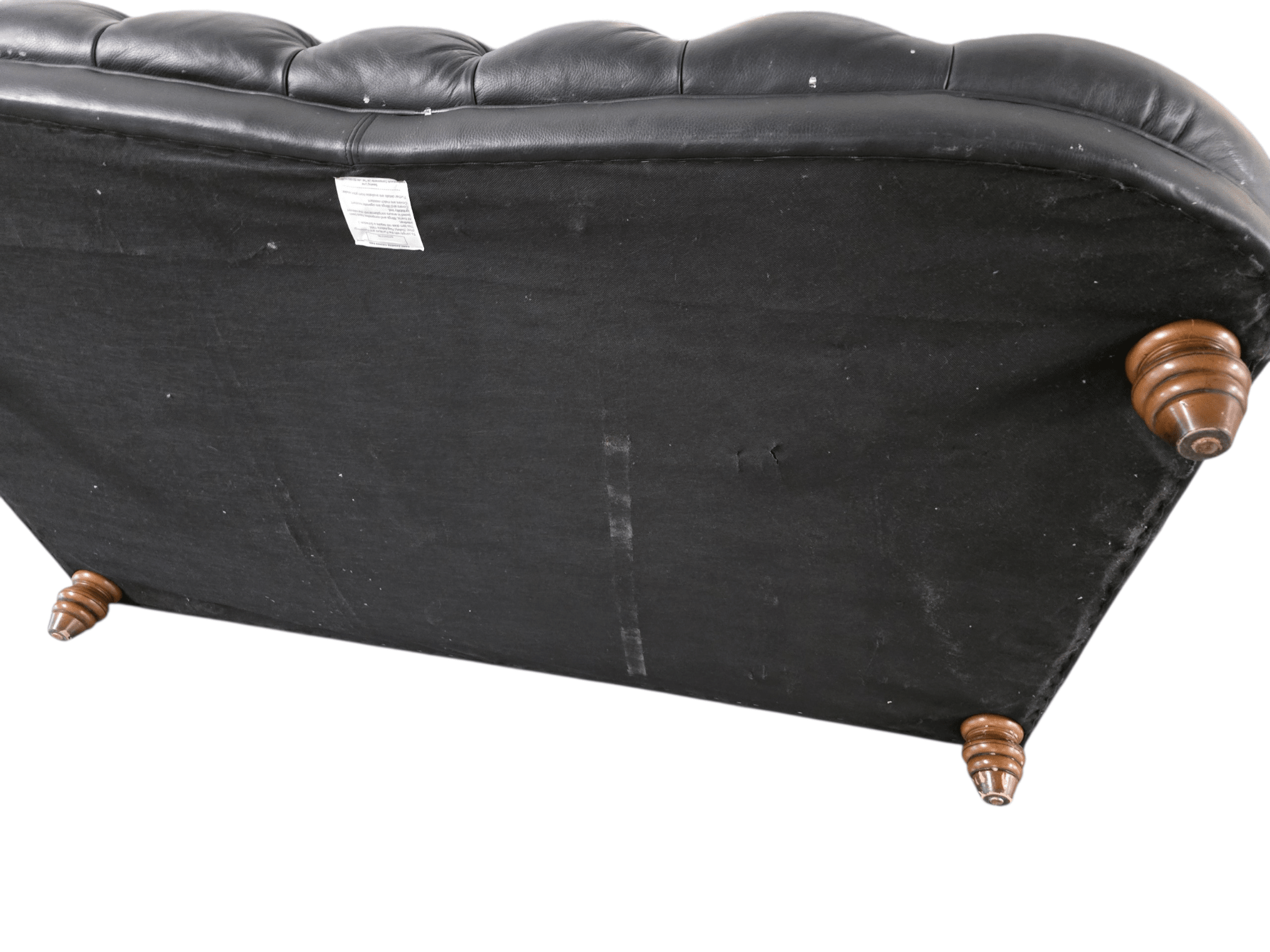 Classic Chesterfield 'Oskar' Leather Sofa Suite | 4 - Seater & 3 - Seater | Midnight Black - Opulent Seating