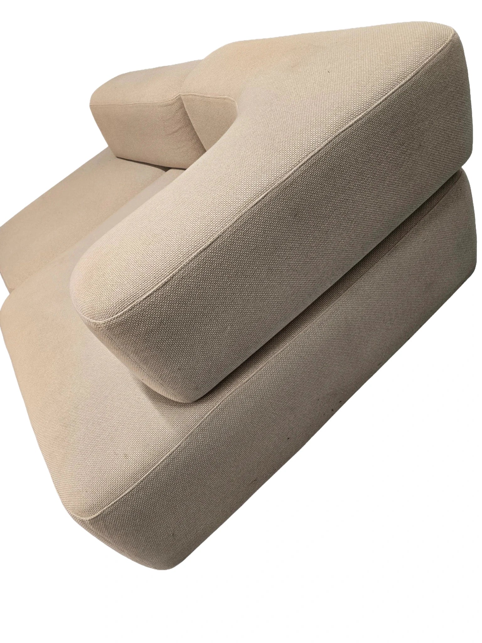 Fritz Hansen Alphabet Sofa by Piero Lissoni (Oatmeal Fabric) - Opulent Seating