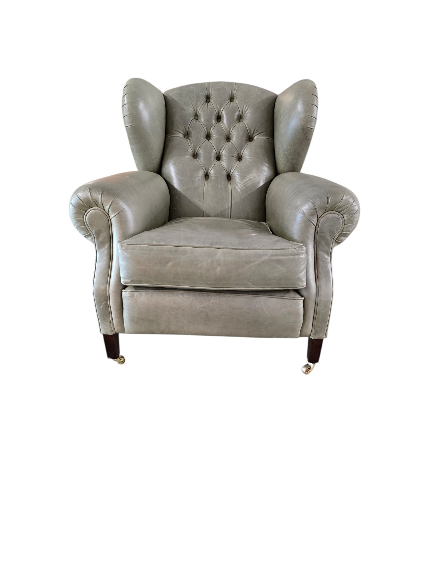 George Smith Bespoke ‘Mani’ Leather Armchair – Cowshed Edition - Opulent Seating