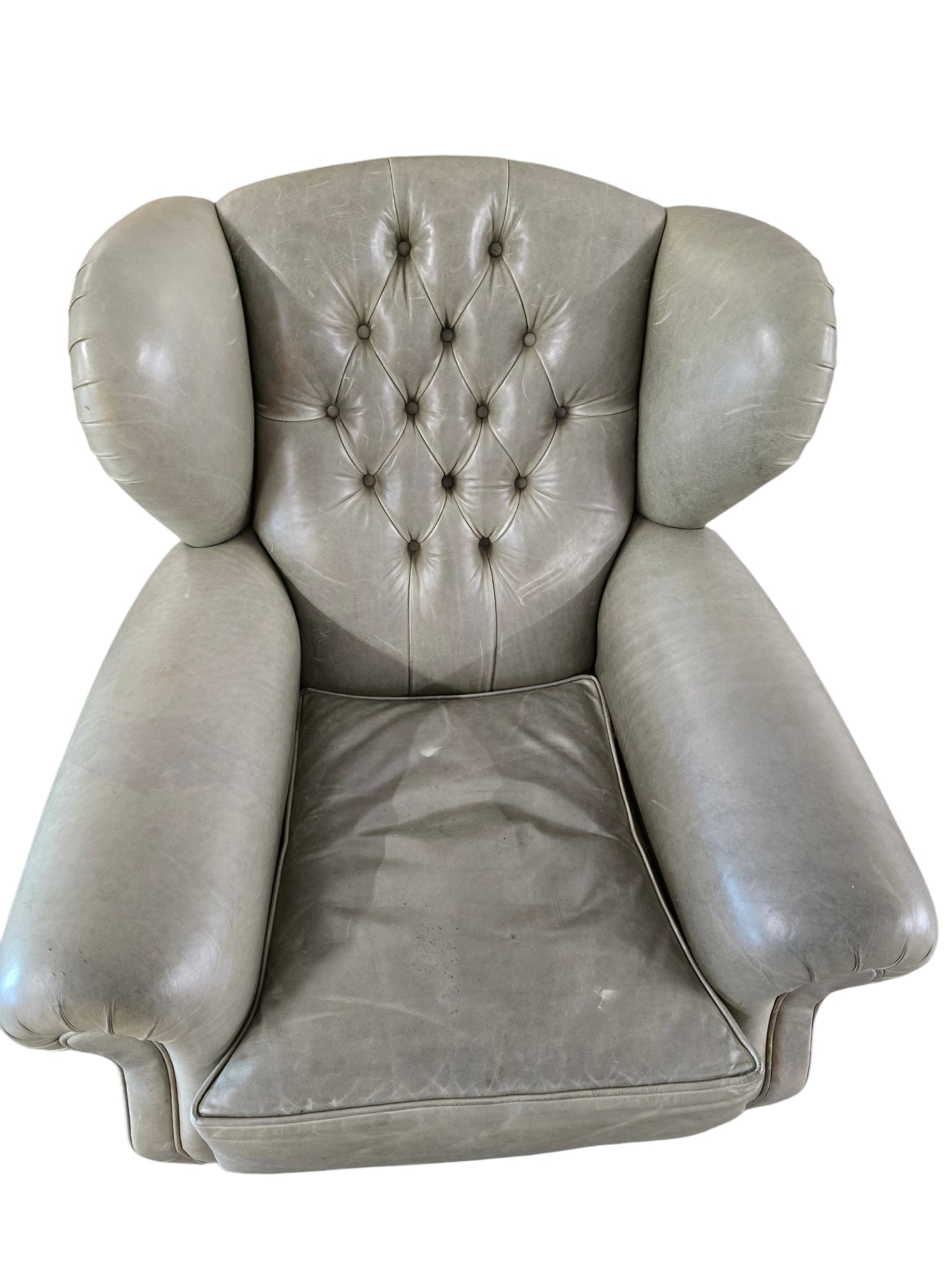 George Smith Bespoke ‘Mani’ Leather Armchair – Cowshed Edition - Opulent Seating