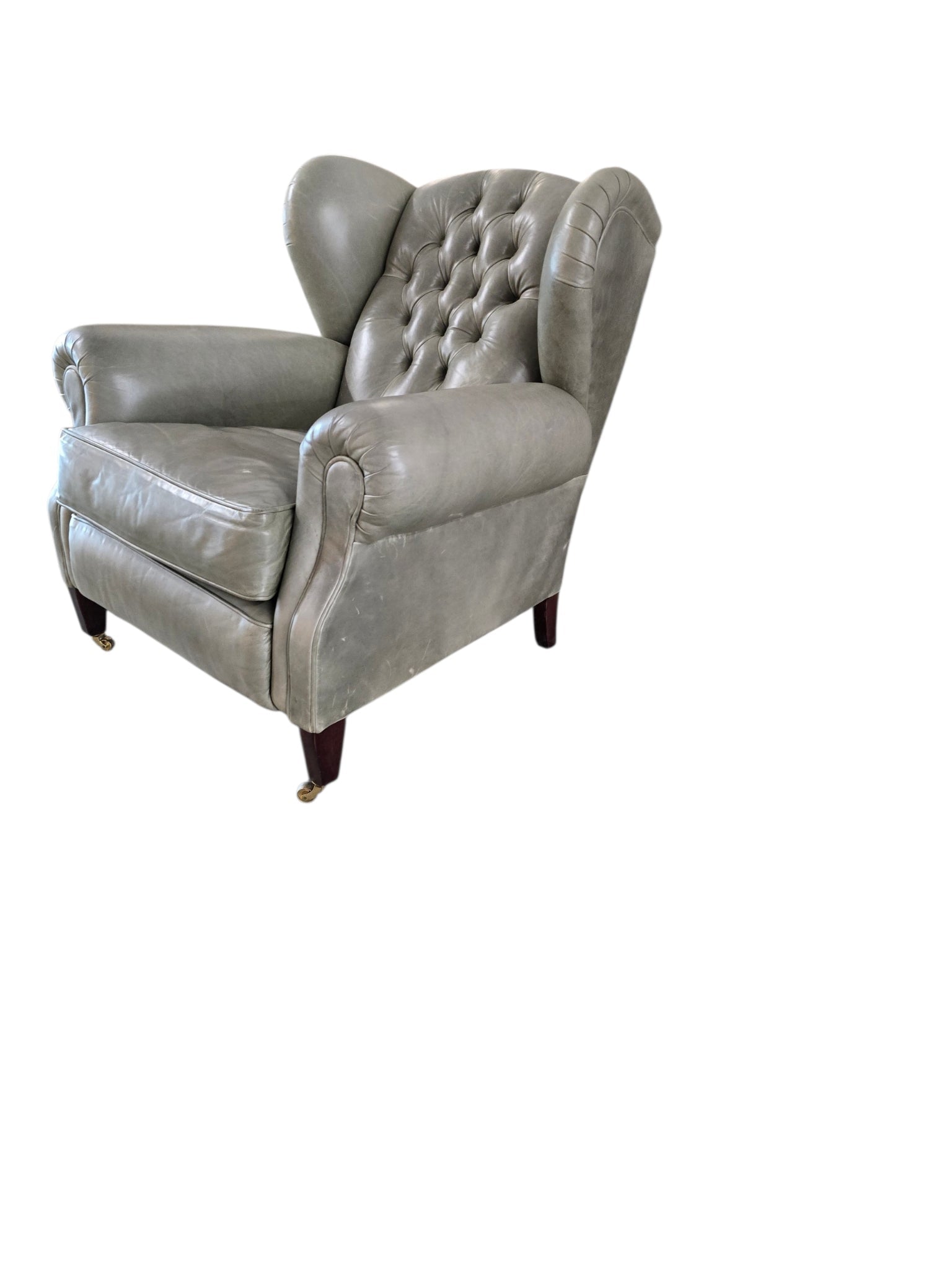 George Smith Bespoke ‘Mani’ Leather Armchair – Cowshed Edition - Opulent Seating