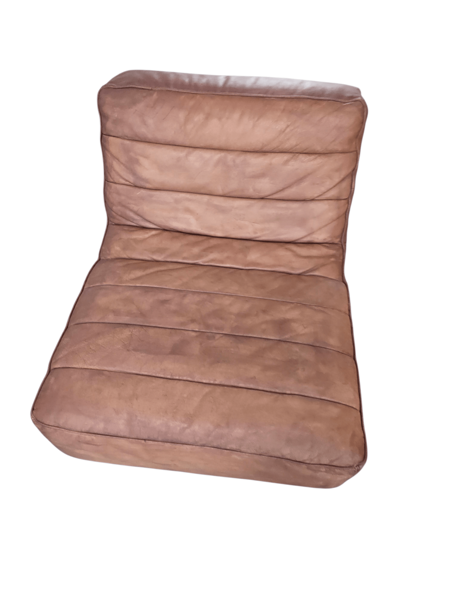 Halo Timothy Oulton Shabby Leather Two Seater Sofa Set Professionally Restored - Opulent Seating