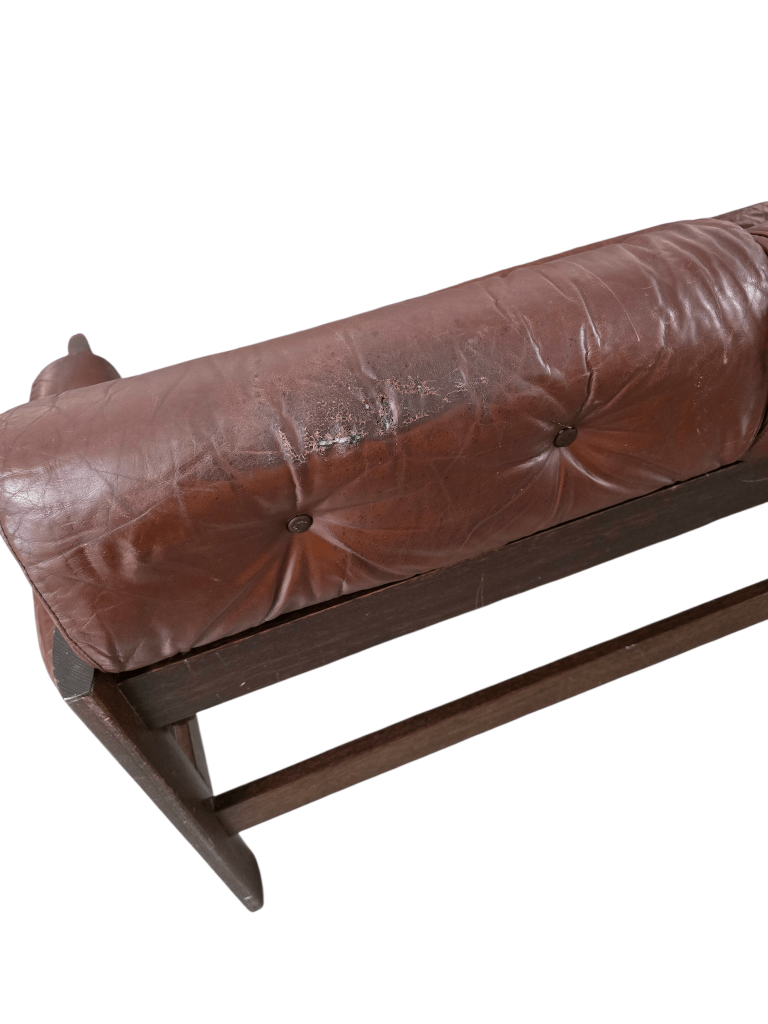 Iconic Ekornes 'Amigo' 3-Seater Sofa & Footstool – Rich Brown Leather - Opulent Seating