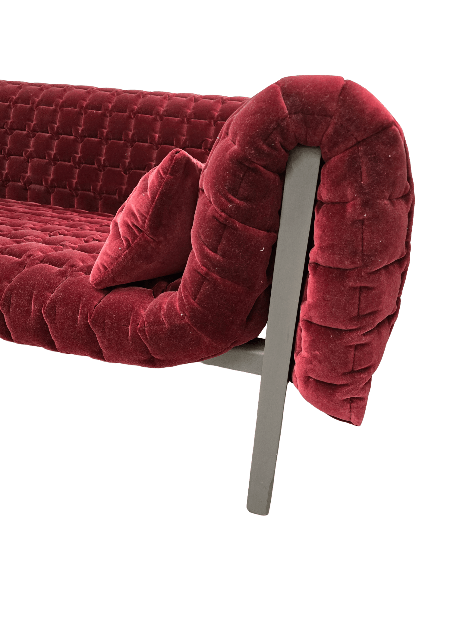Inga Sempé for Ligne Roset: Ruché Low Back Three - Seater Sofa | Premium Velvet - Opulent Seating