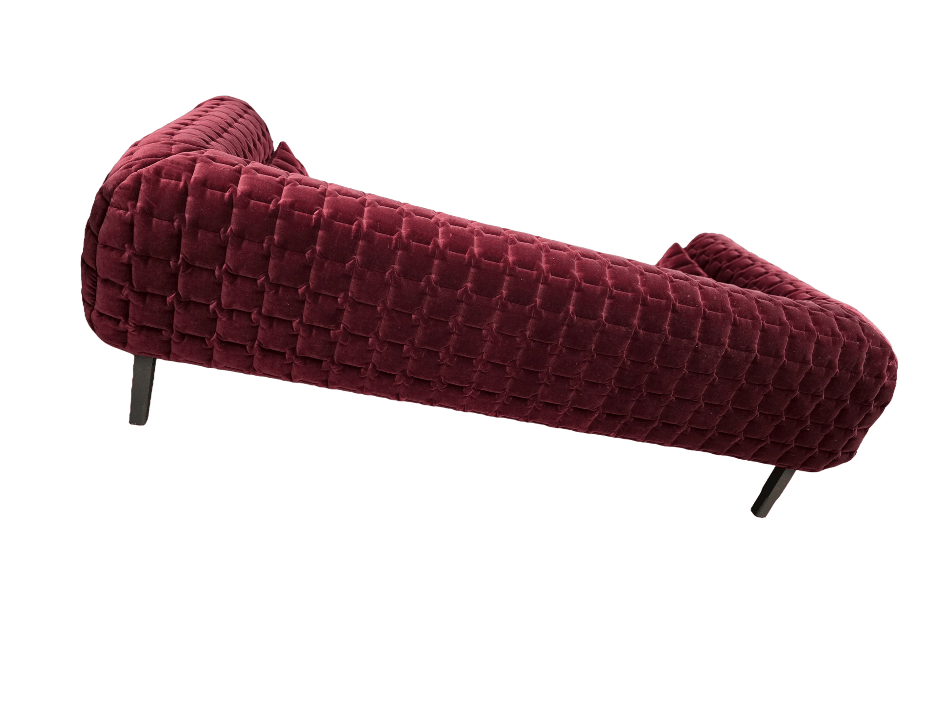 Inga Sempé for Ligne Roset: Ruché Low Back Three - Seater Sofa | Premium Velvet - Opulent Seating