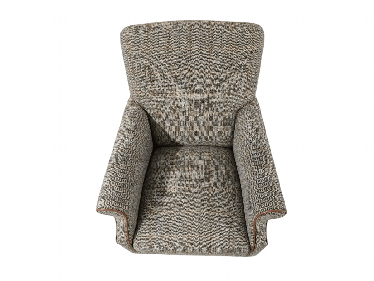 John Lewis 'Bowmore' Harris Tweed Armchair by Tetrad - Opulent Seating
