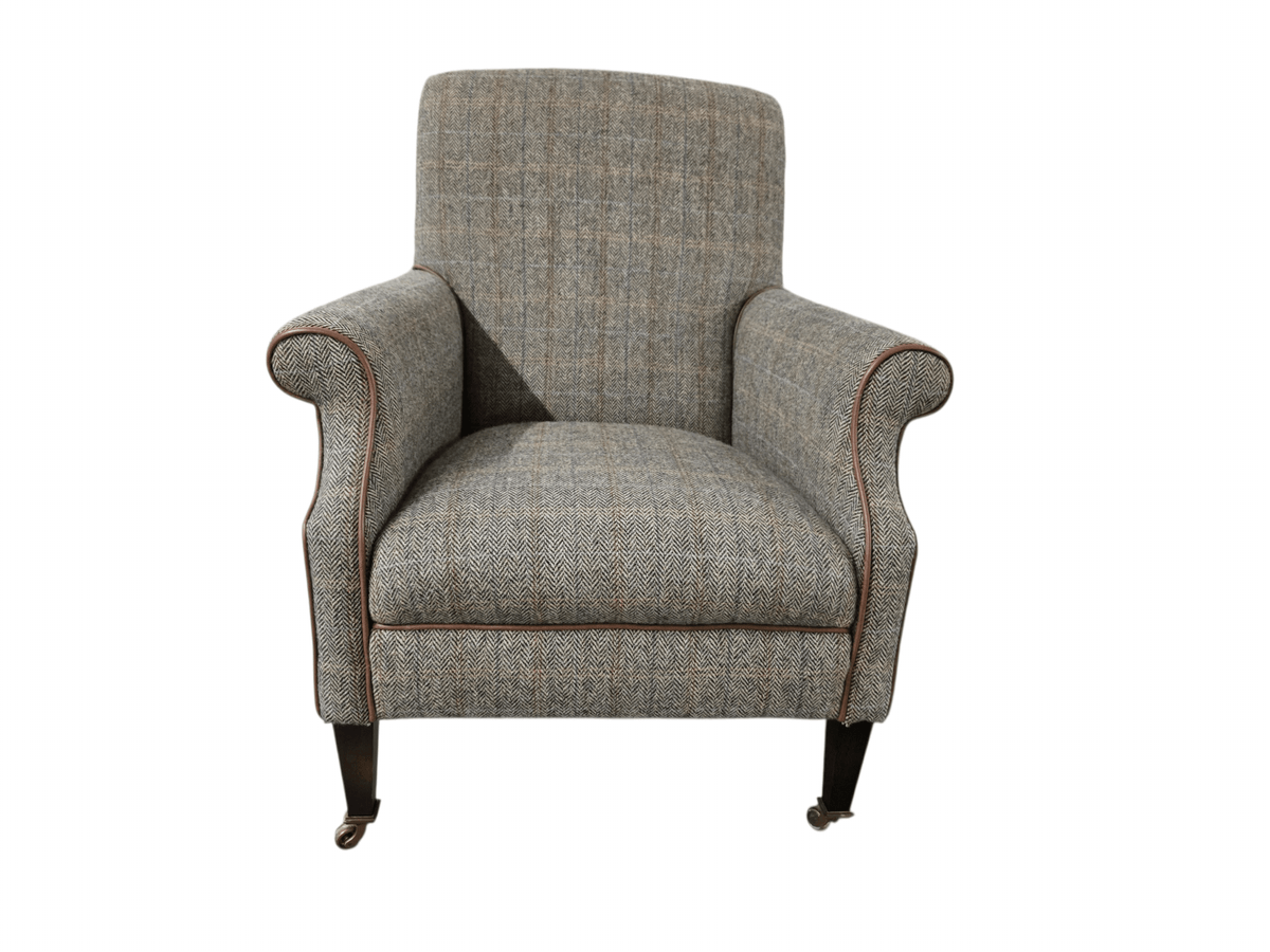 John Lewis 'Bowmore' Harris Tweed Armchair by Tetrad - Opulent Seating