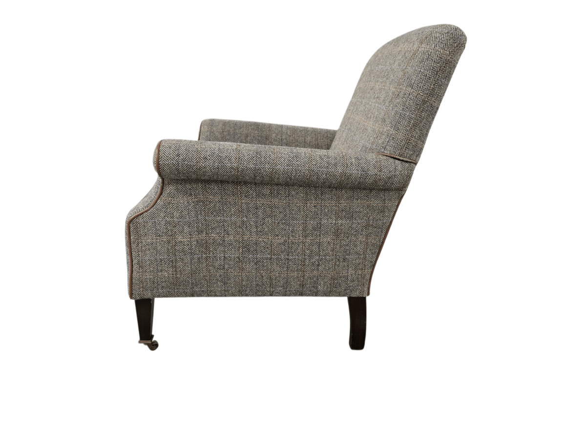 John Lewis 'Bowmore' Harris Tweed Armchair by Tetrad - Opulent Seating