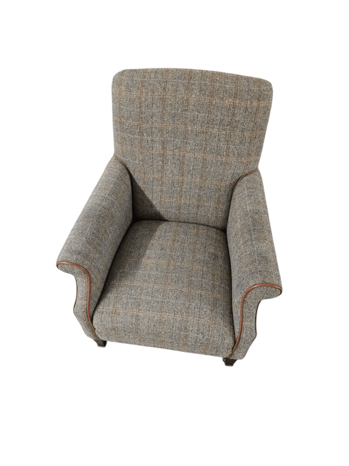 John Lewis 'Bowmore' Harris Tweed Armchair by Tetrad - Opulent Seating