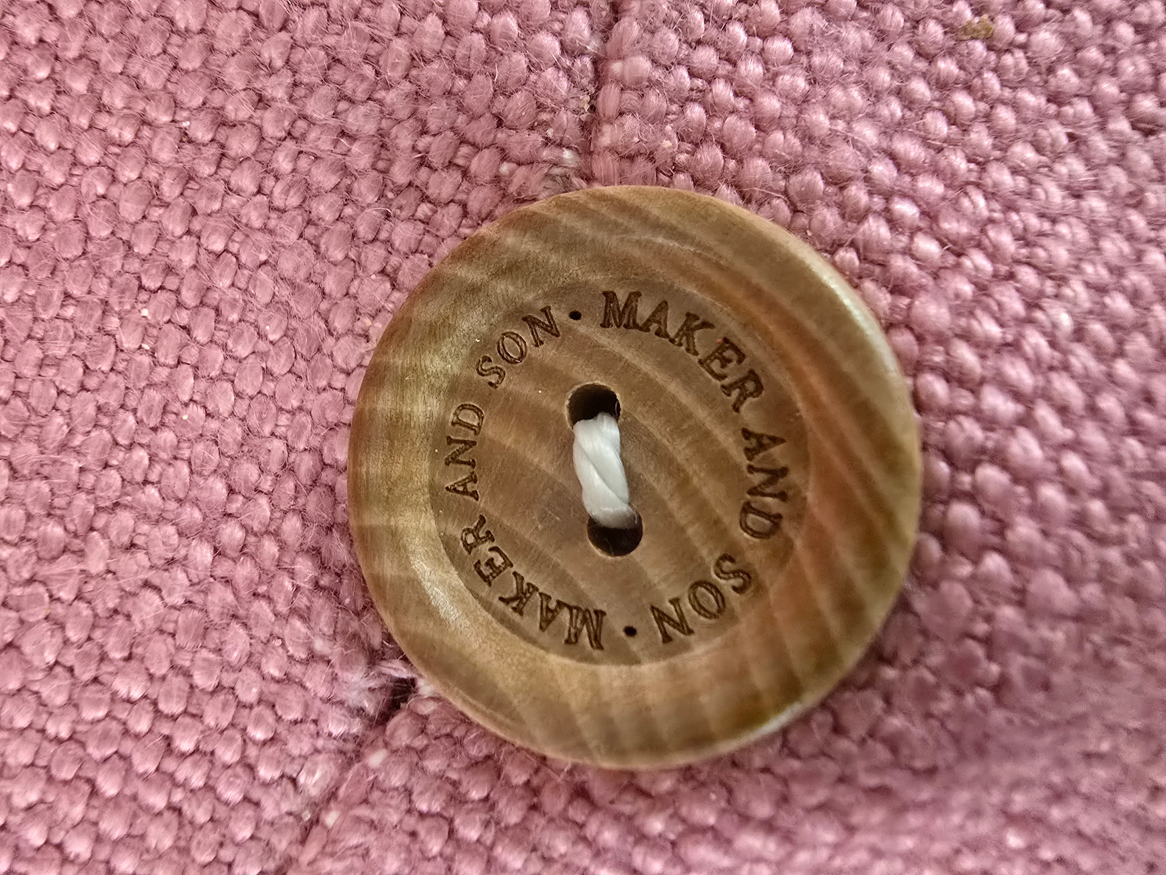 Large Maker & Sons Sofa In Pink Linen With New Green Covers - Opulent Seating