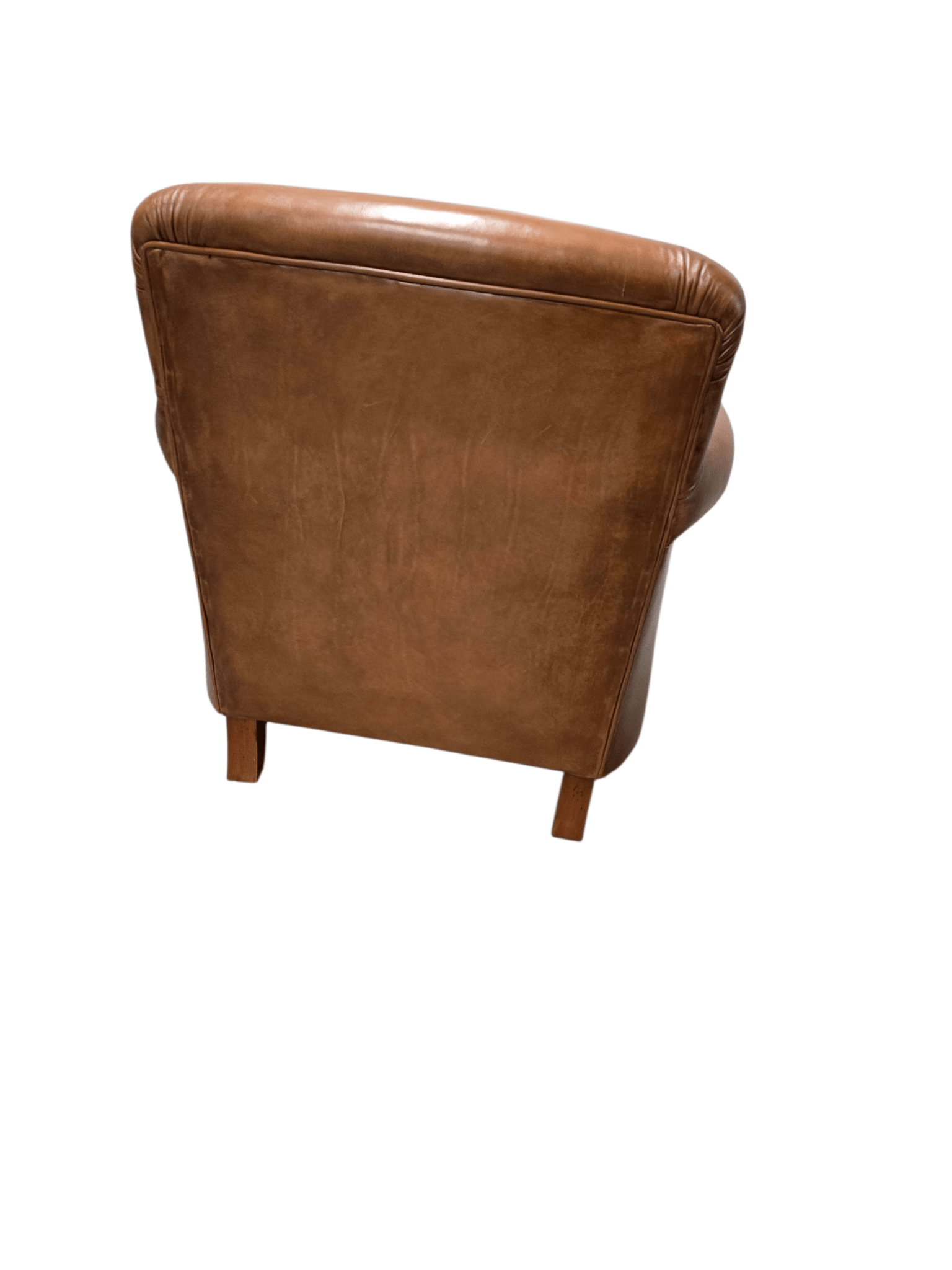 Laura Ashley Burlington Brown Leather Armchair - Opulent Seating