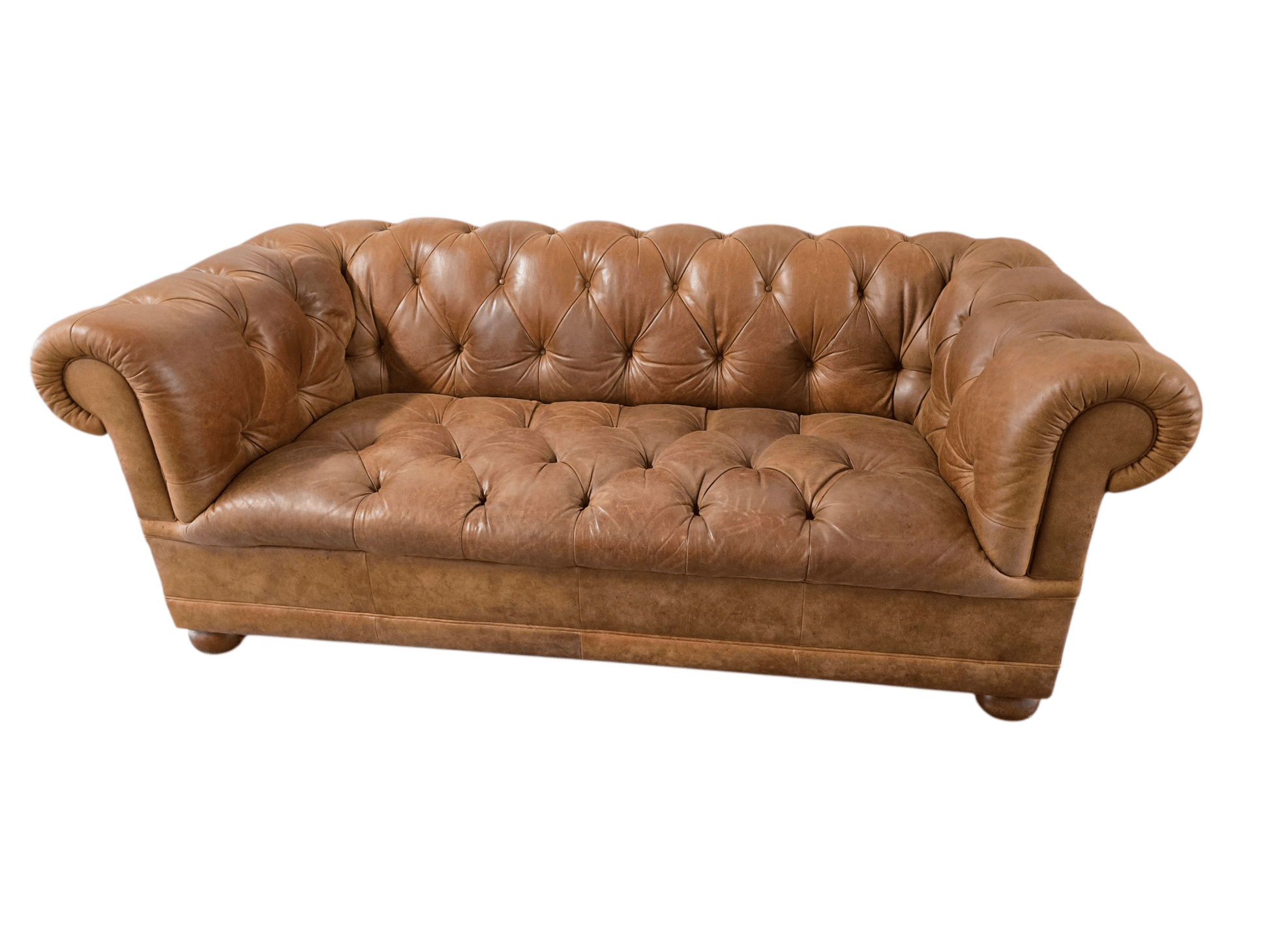 Laura Ashley ‘Radley’ 2 - Seater Sofa in Tan Leather - Opulent Seating