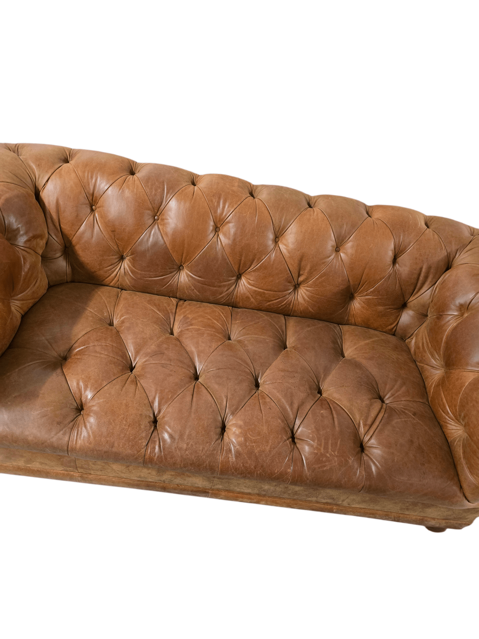 Laura Ashley ‘Radley’ 2 - Seater Sofa in Tan Leather - Opulent Seating