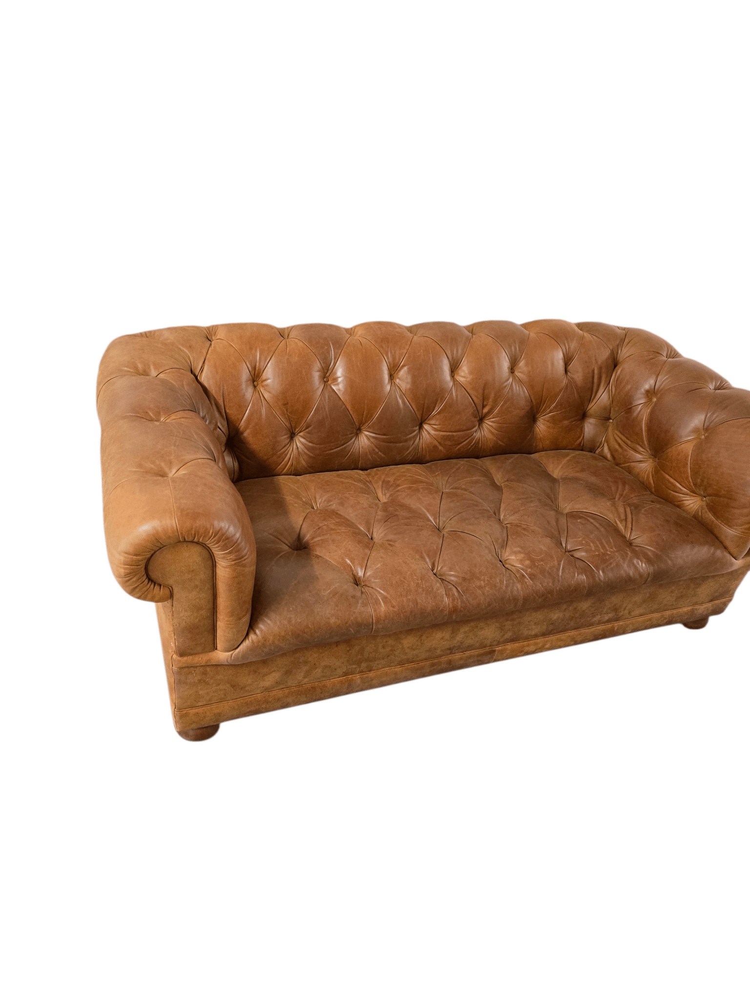 Laura Ashley ‘Radley’ 2 - Seater Sofa in Tan Leather - Opulent Seating