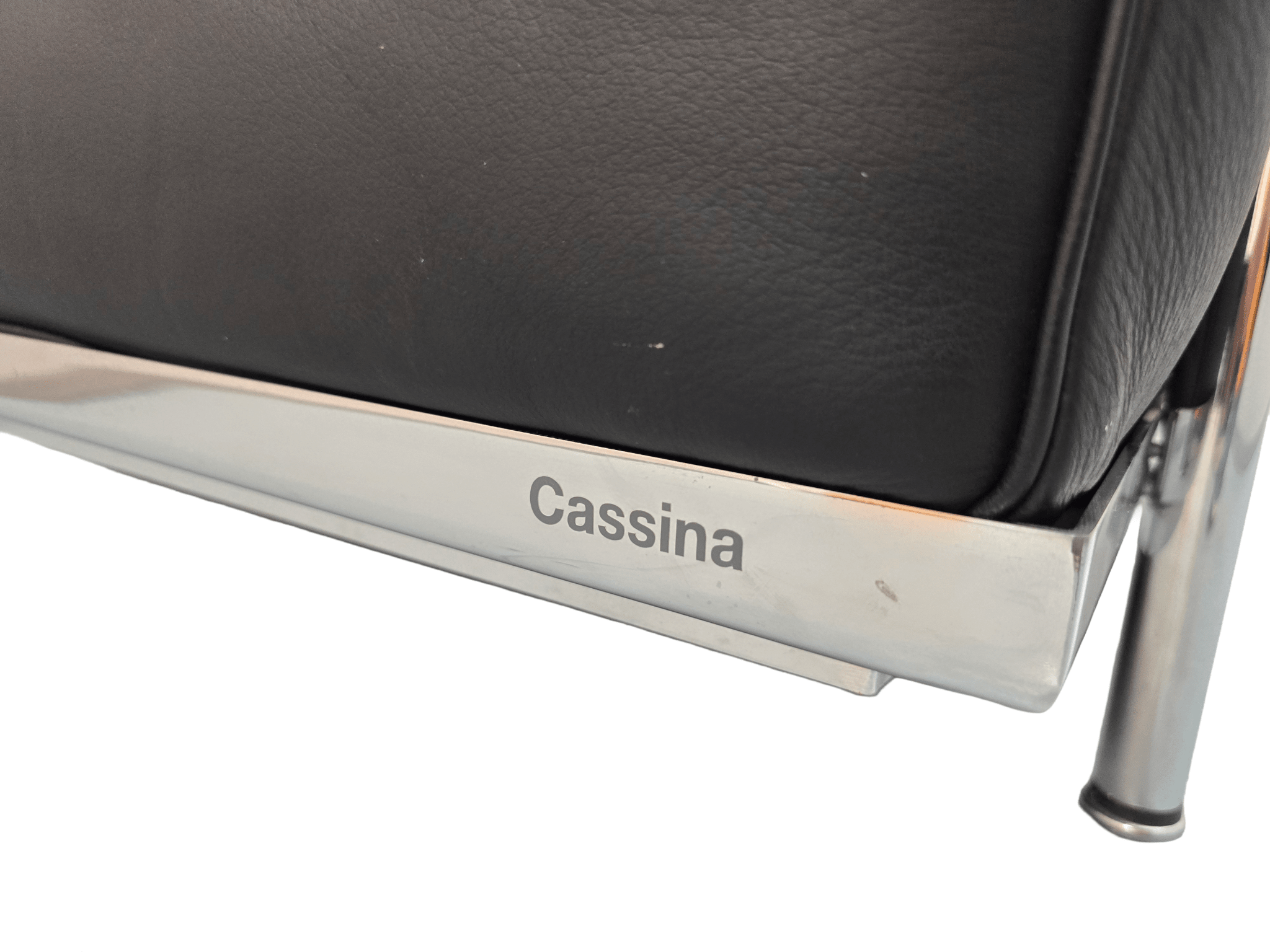 Le Corbusier LC2 "Grand Confort" Two Seater Sofa | Black Leather | 2012 Edition - Opulent Seating