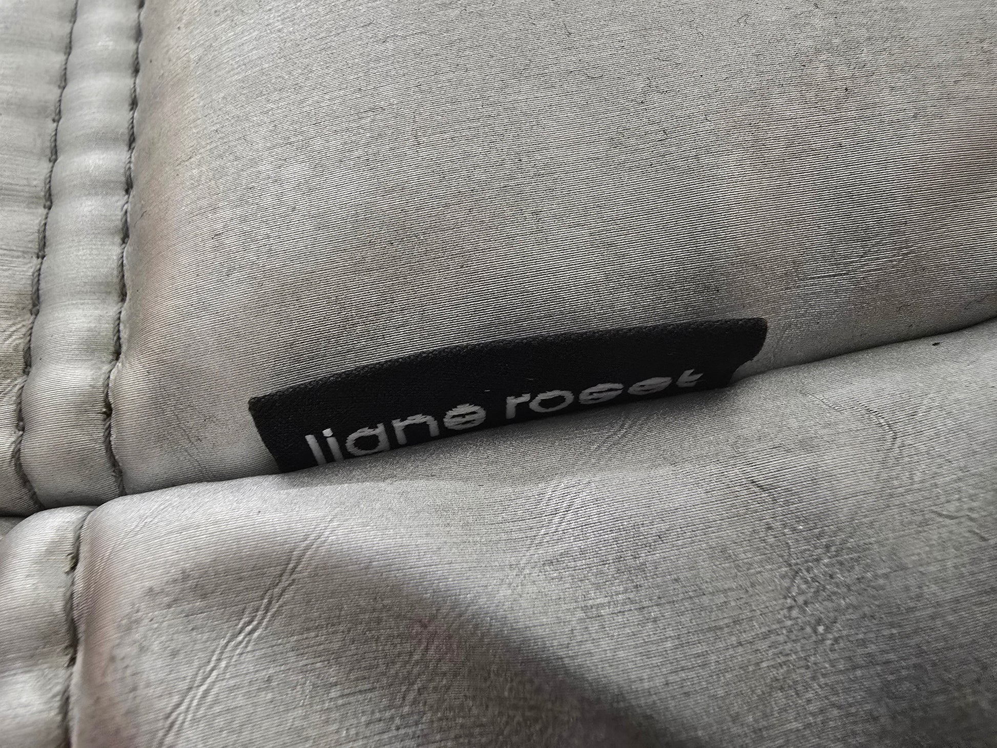 Ligne Roset Corner Togo Rare Original Silver Sofa - Opulent Seating