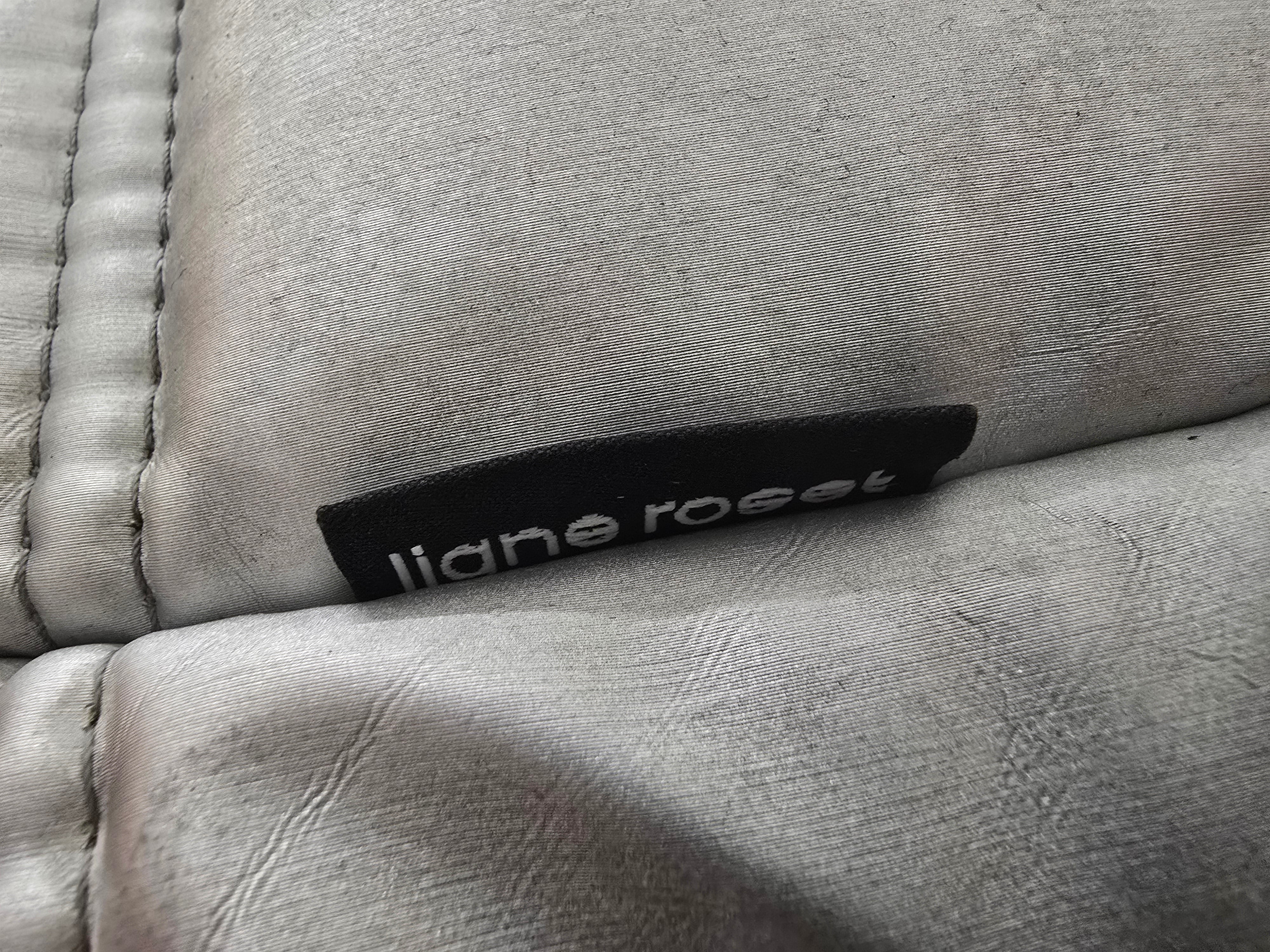Ligne Roset Corner Togo Rare Original Silver Sofa - Opulent Seating