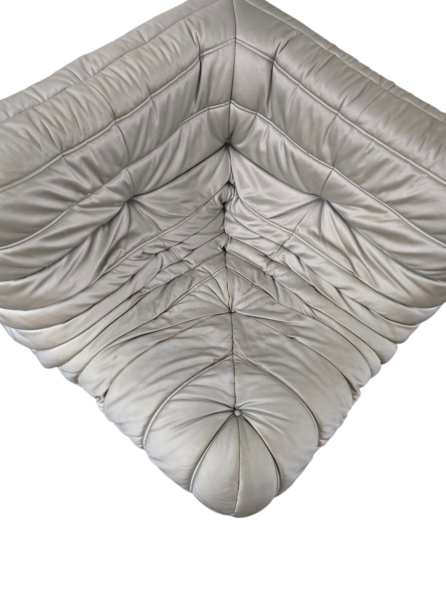 Ligne Roset Corner Togo Rare Original Silver Sofa - Opulent Seating
