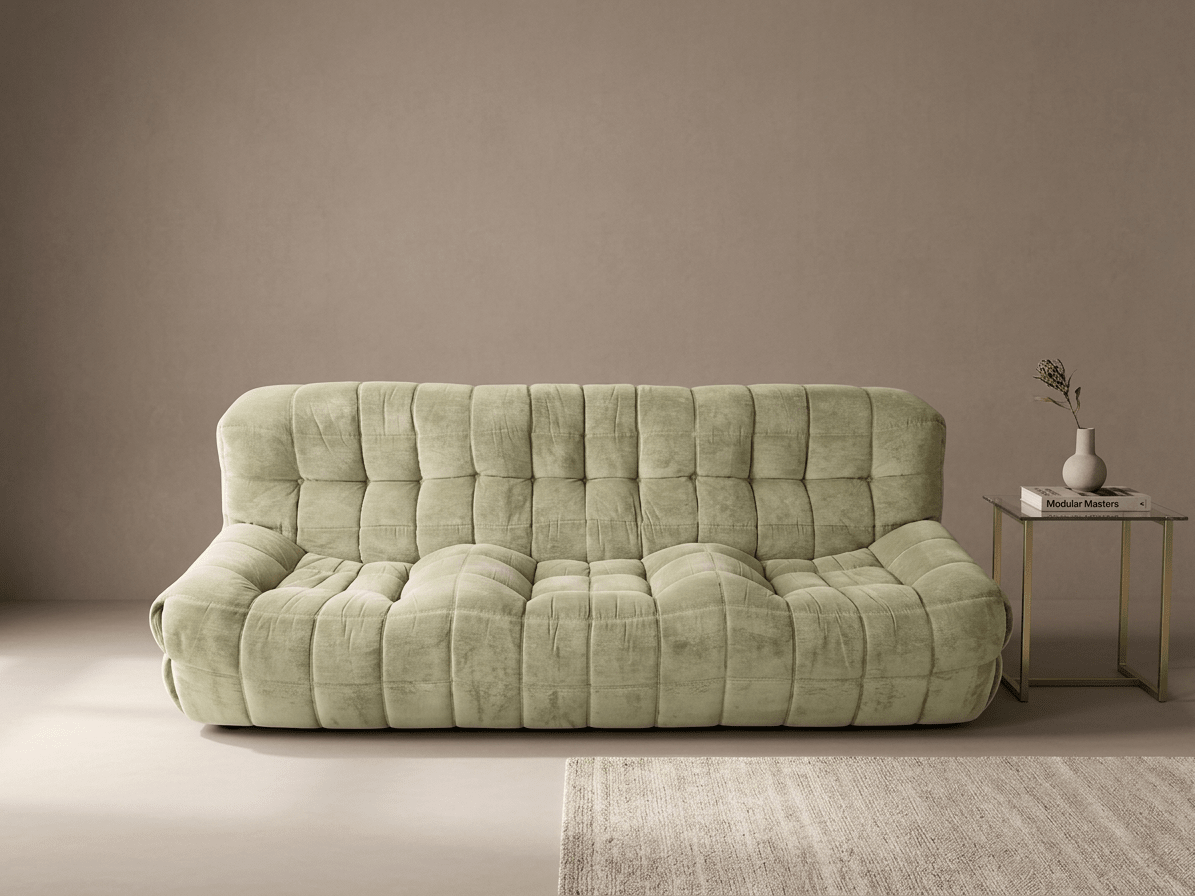 Ligne Roset Kashima Three Seater Sofa Pistachio Green - Opulent Seating