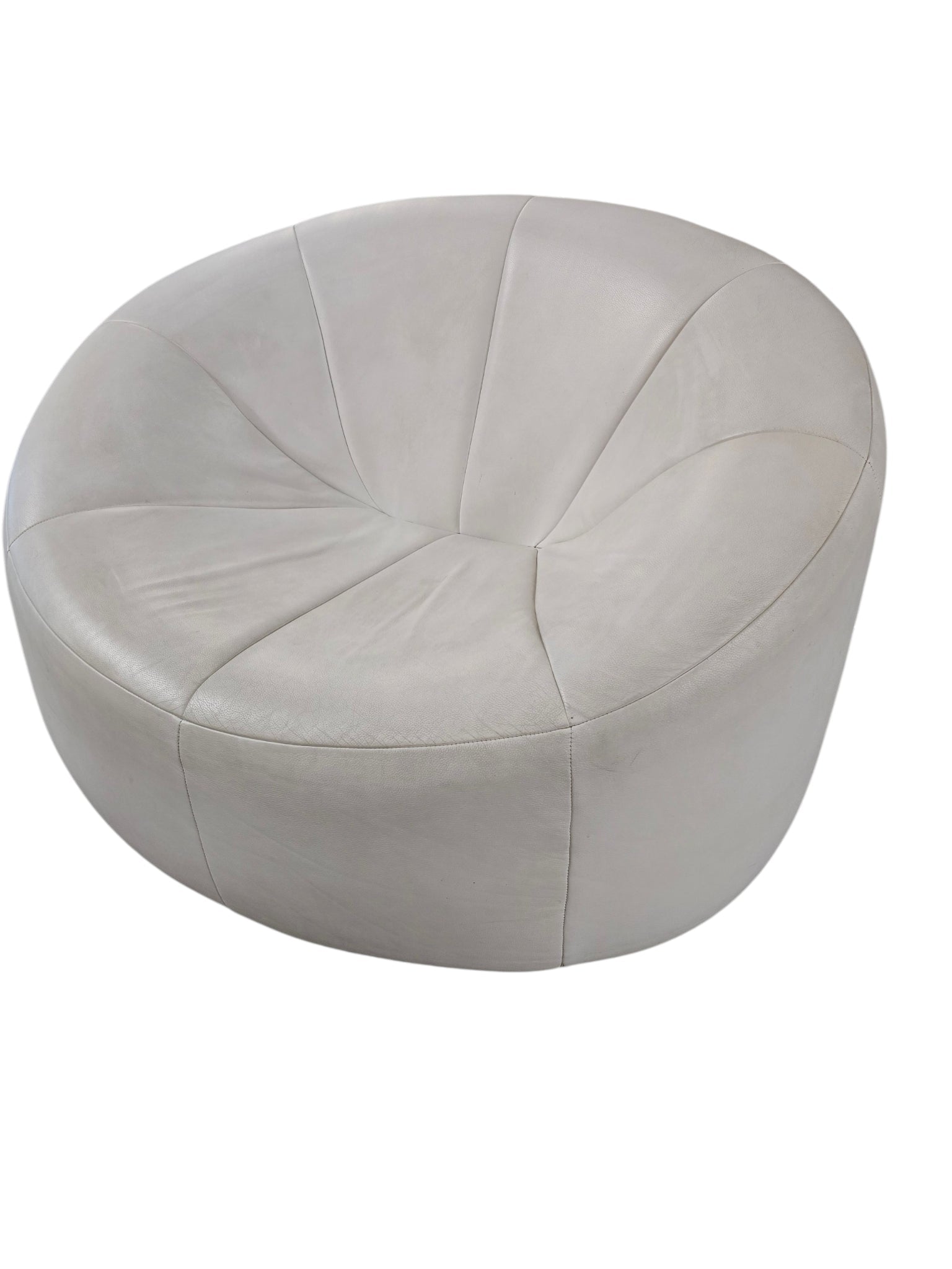 Ligne Roset ‘Pumpkin’ 3-Piece Suite – Luxury White Leather - Opulent Seating