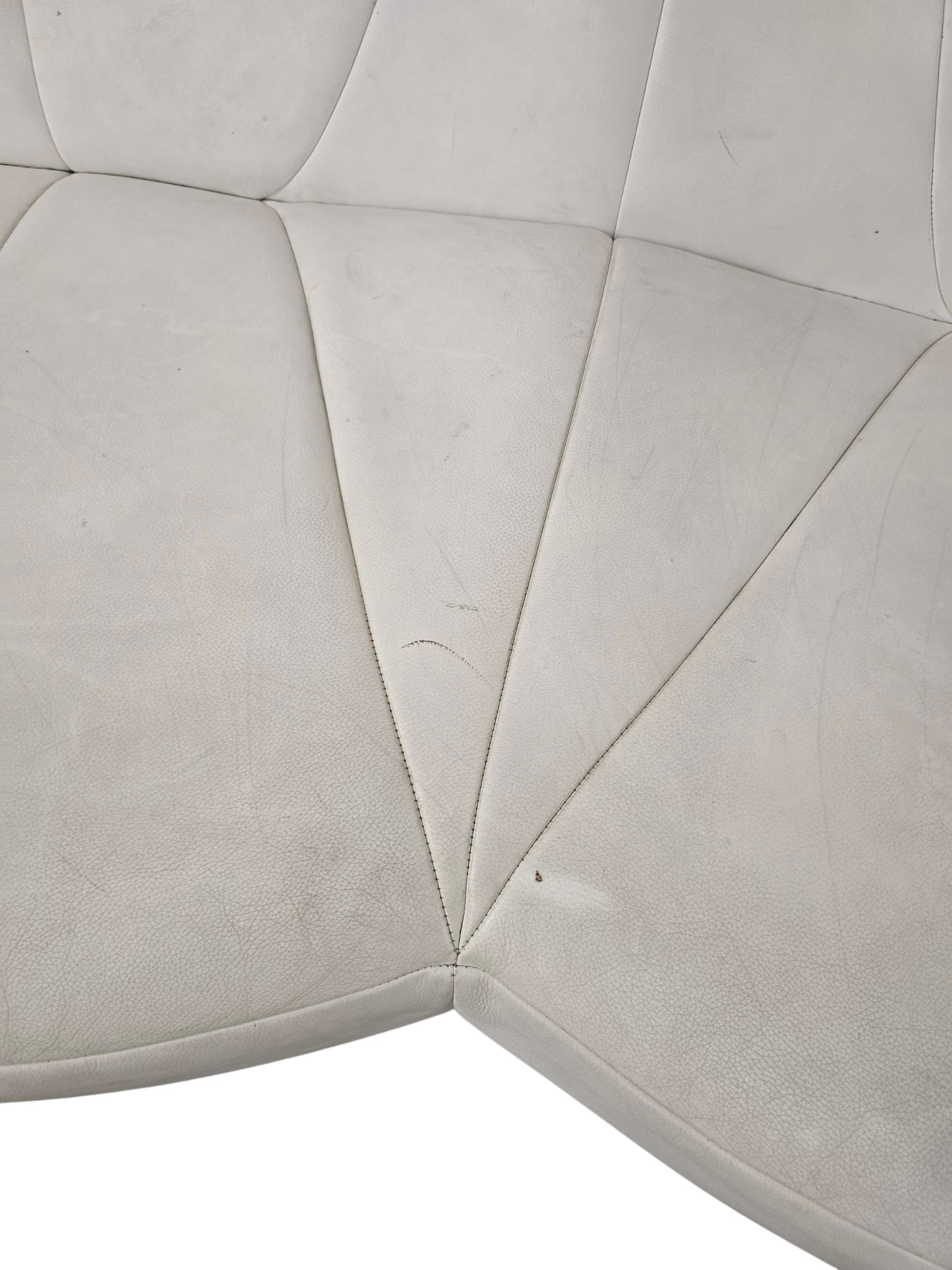 Ligne Roset ‘Pumpkin’ 3-Piece Suite – Luxury White Leather - Opulent Seating