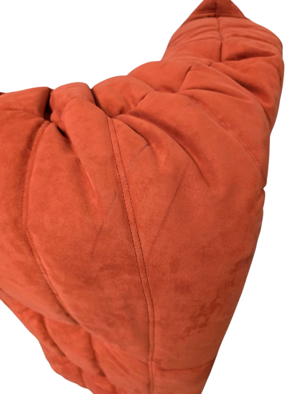 Ligne Roset Togo 2 Seater Sofa in Orange Alcantara by Michel Ducaroy - Opulent Seating