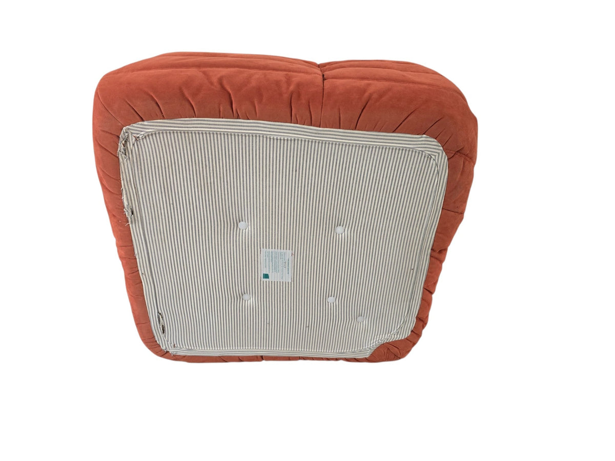 Ligne Roset Togo Corner Seat in Orange Alcantara by Michel Ducaroy - Opulent Seating