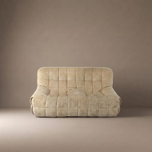 Ligne Roset Two Seater Cream Beige Kashima Vintage Sofa