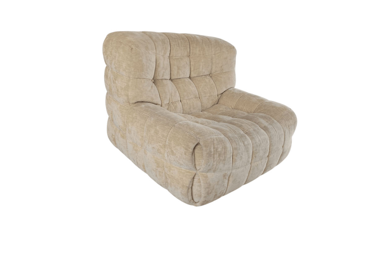 Ligne Roset Vintage 'Kashima' Beige Armchair | Michel Ducaroy - Opulent Seating