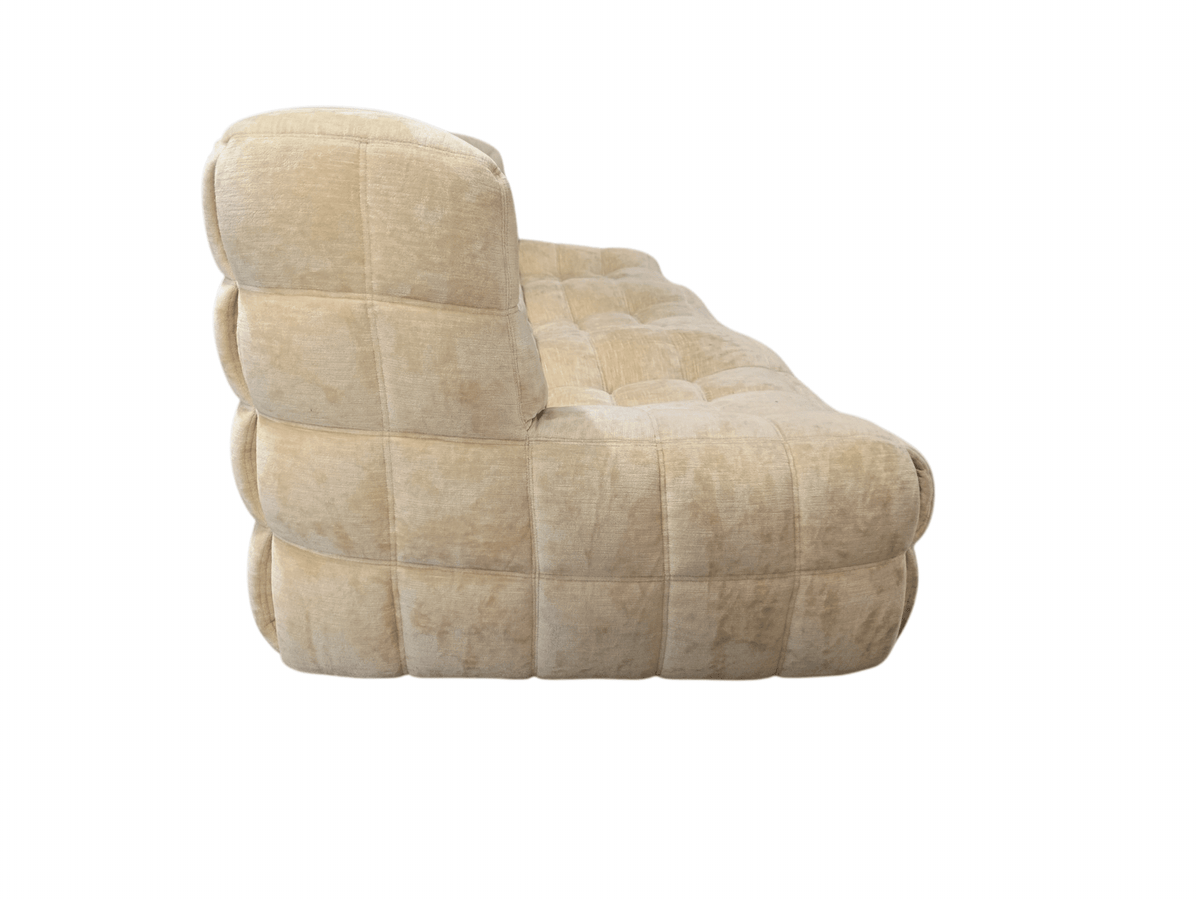 Ligne Roset Vintage Three Seater Cream Beige Kashima Sofa - Opulent Seating