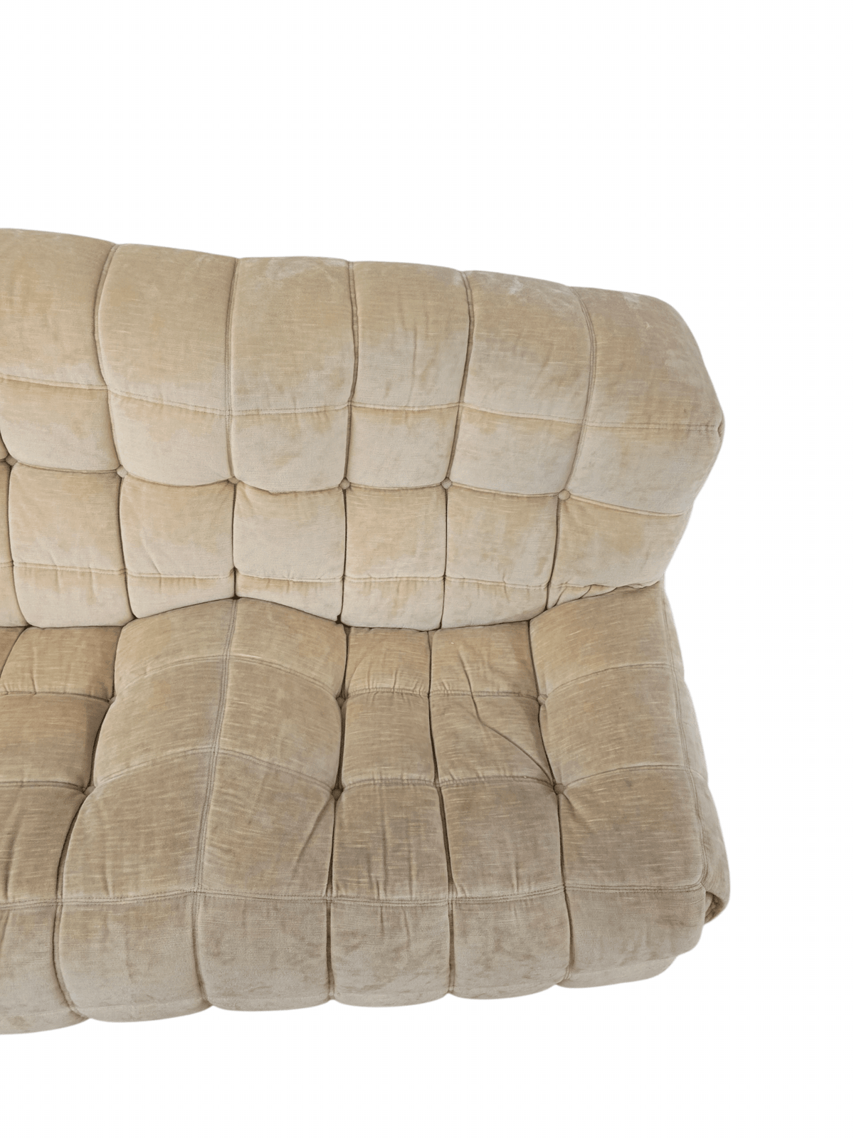 Ligne Roset Vintage Three Seater Cream Beige Kashima Sofa - Opulent Seating
