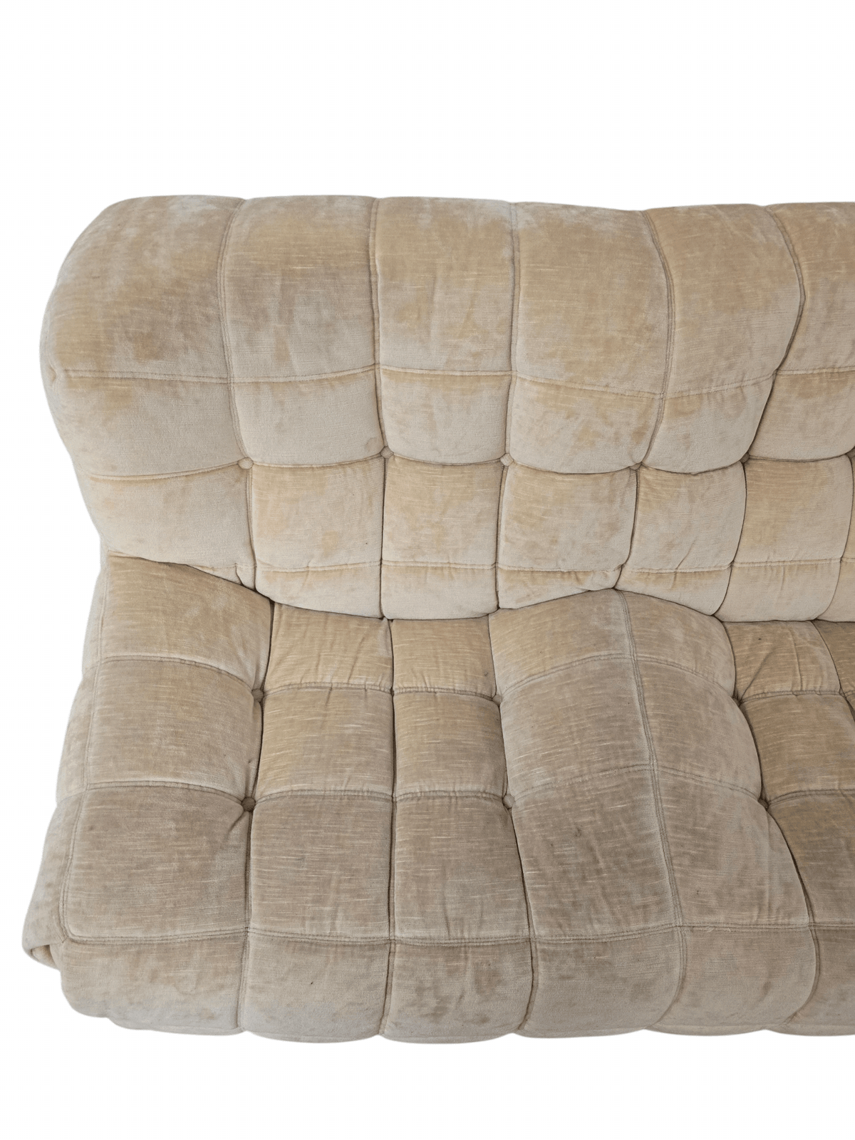 Ligne Roset Vintage Three Seater Cream Beige Kashima Sofa - Opulent Seating