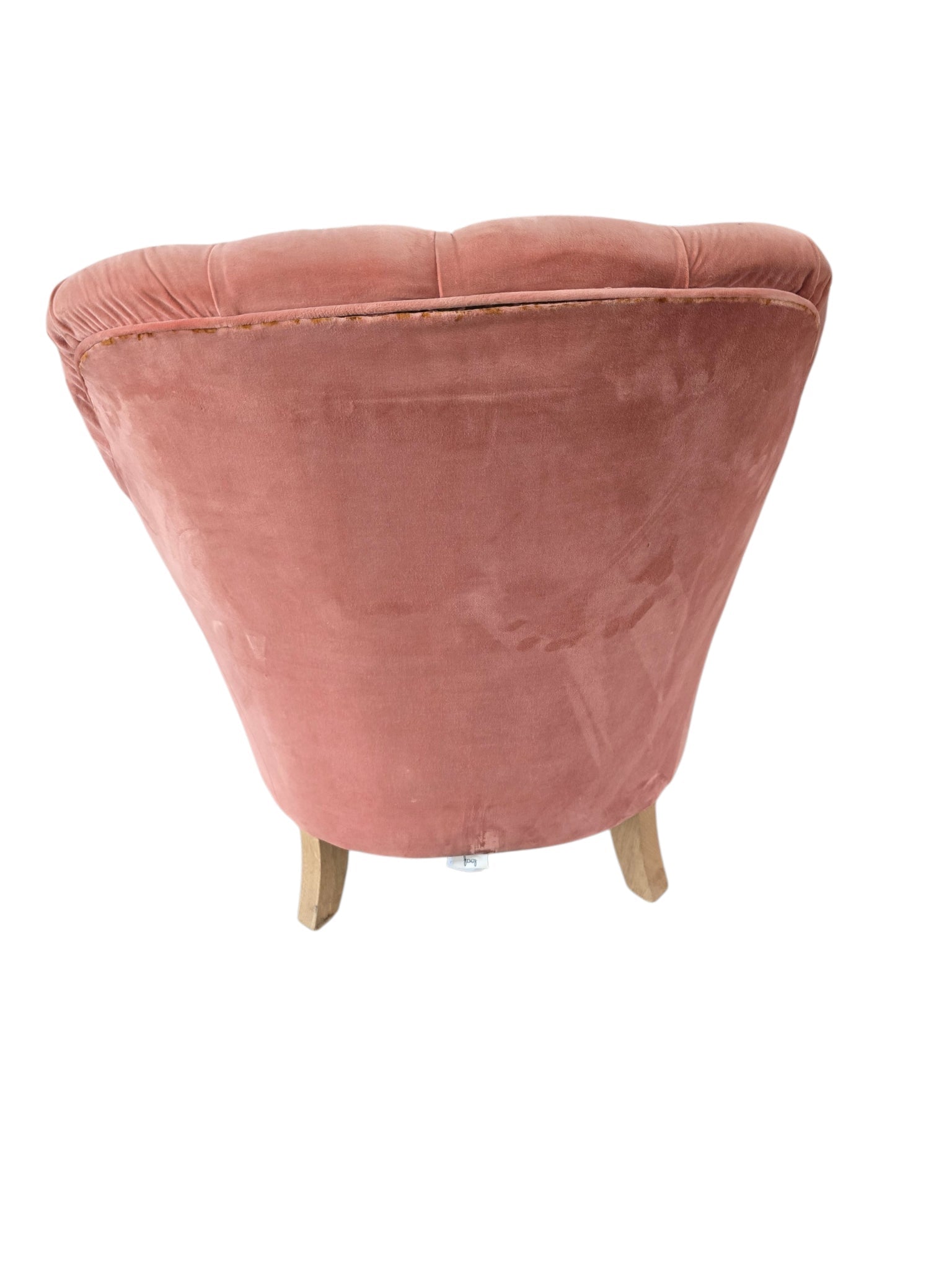 LOAF Clever Velvet Pink Readers Armchair - Opulent Seating