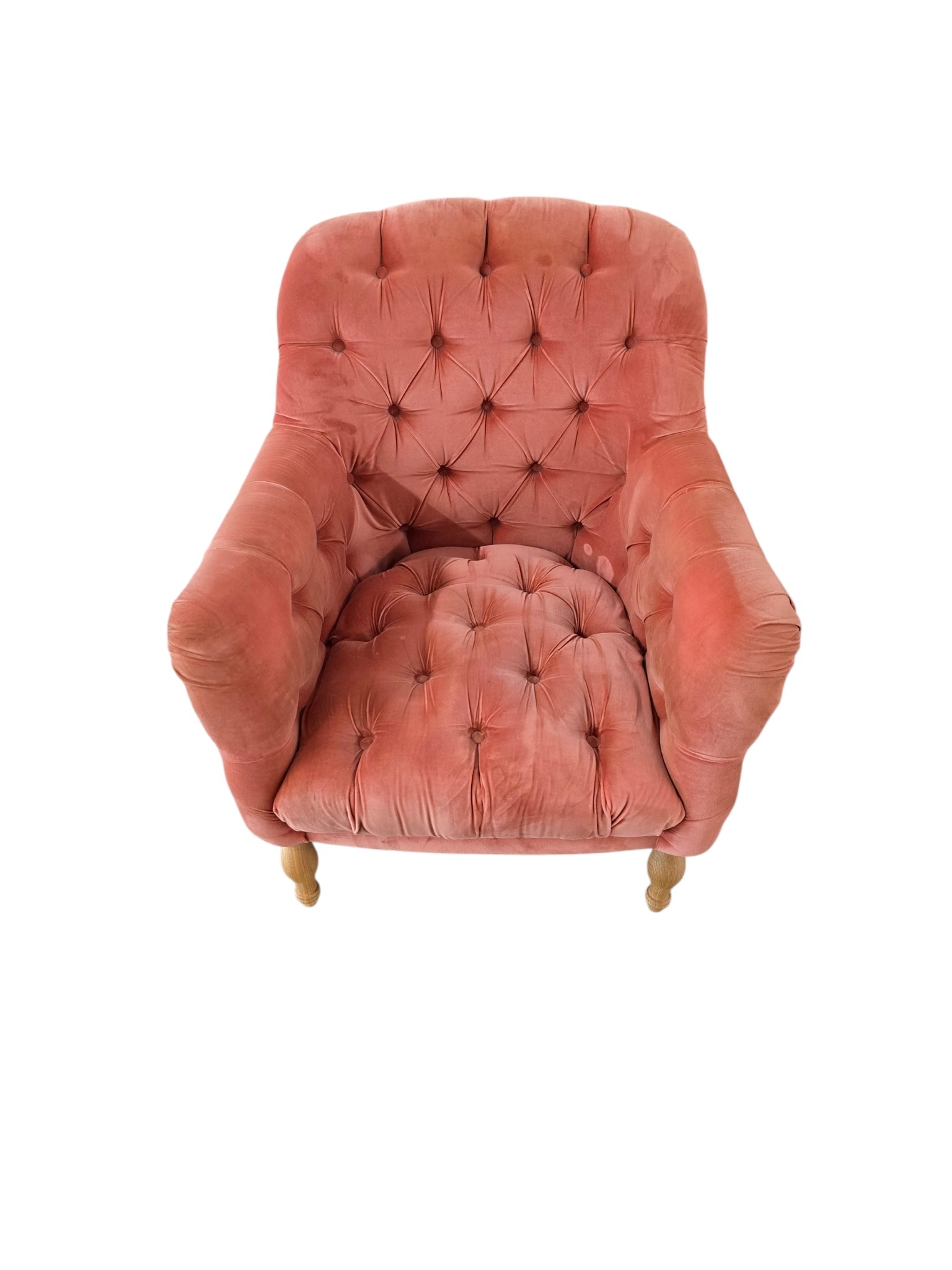 LOAF Clever Velvet Pink Readers Armchair - Opulent Seating