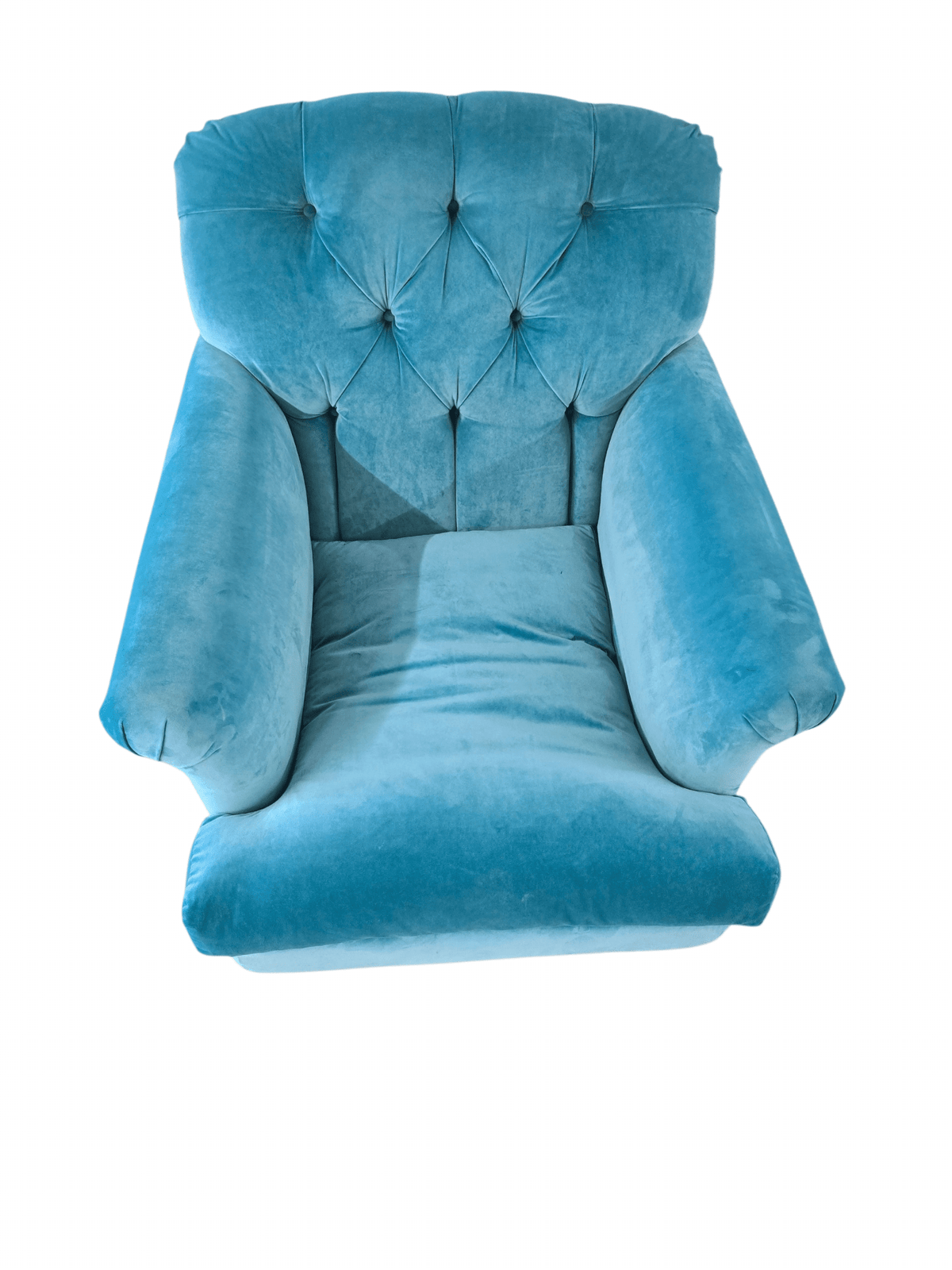 Loaf Truffle Clever Velvet Teal Armchair - Opulent Seating