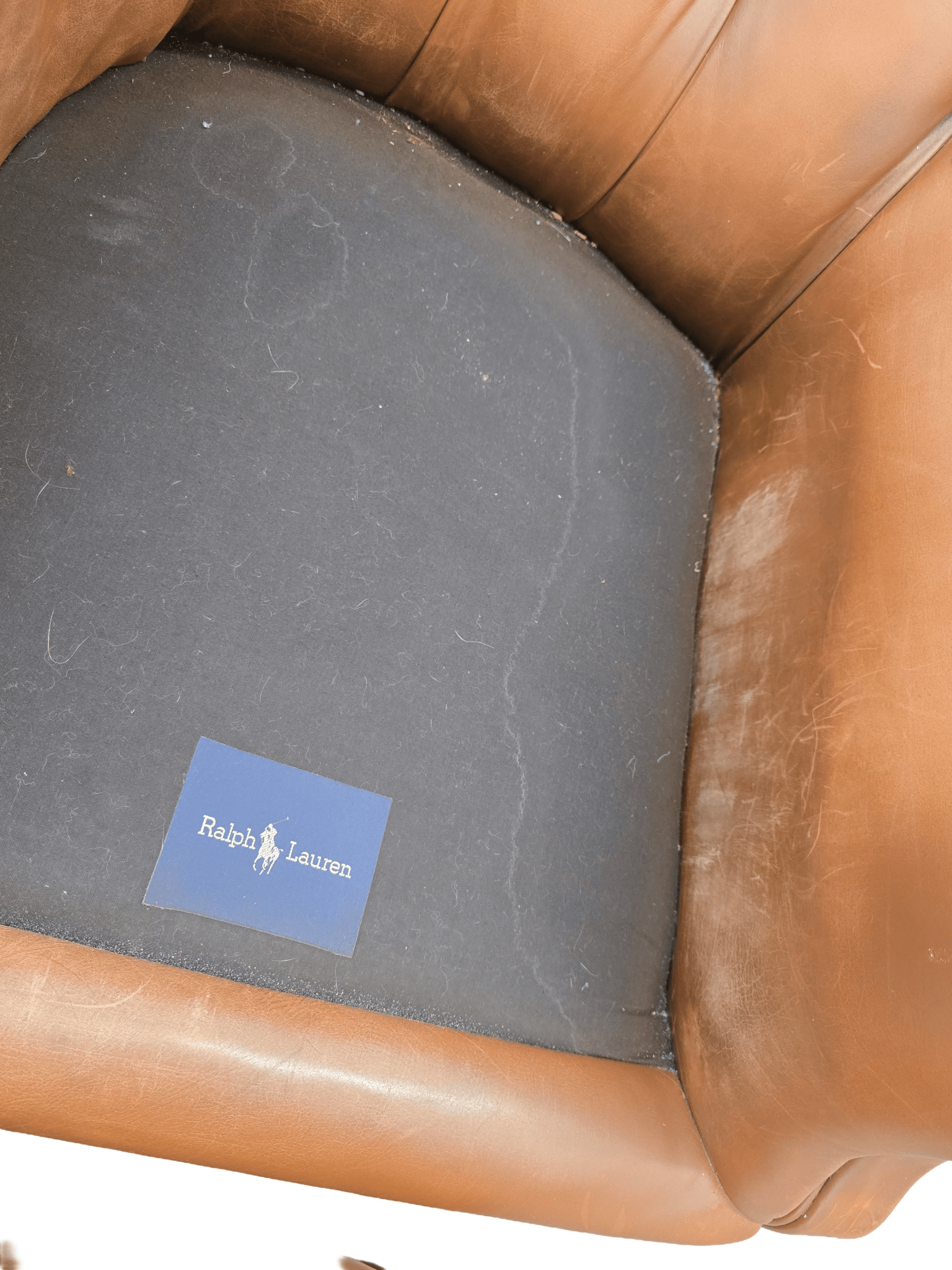 Restored Ralph Lauren Writers Club Armchair & Ottoman Set - Opulent Seating