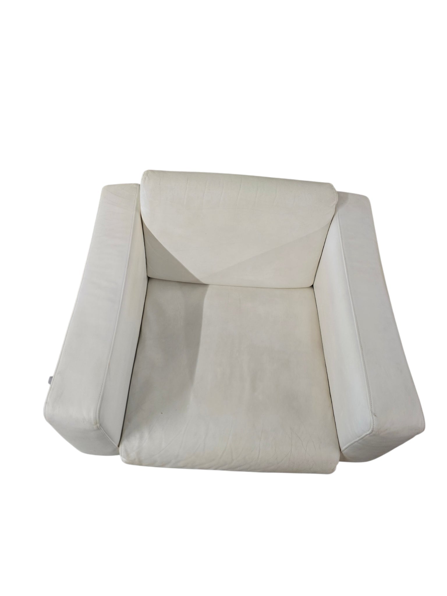 Robin Day Leather White Forum Armchair Habitat - Opulent Seating