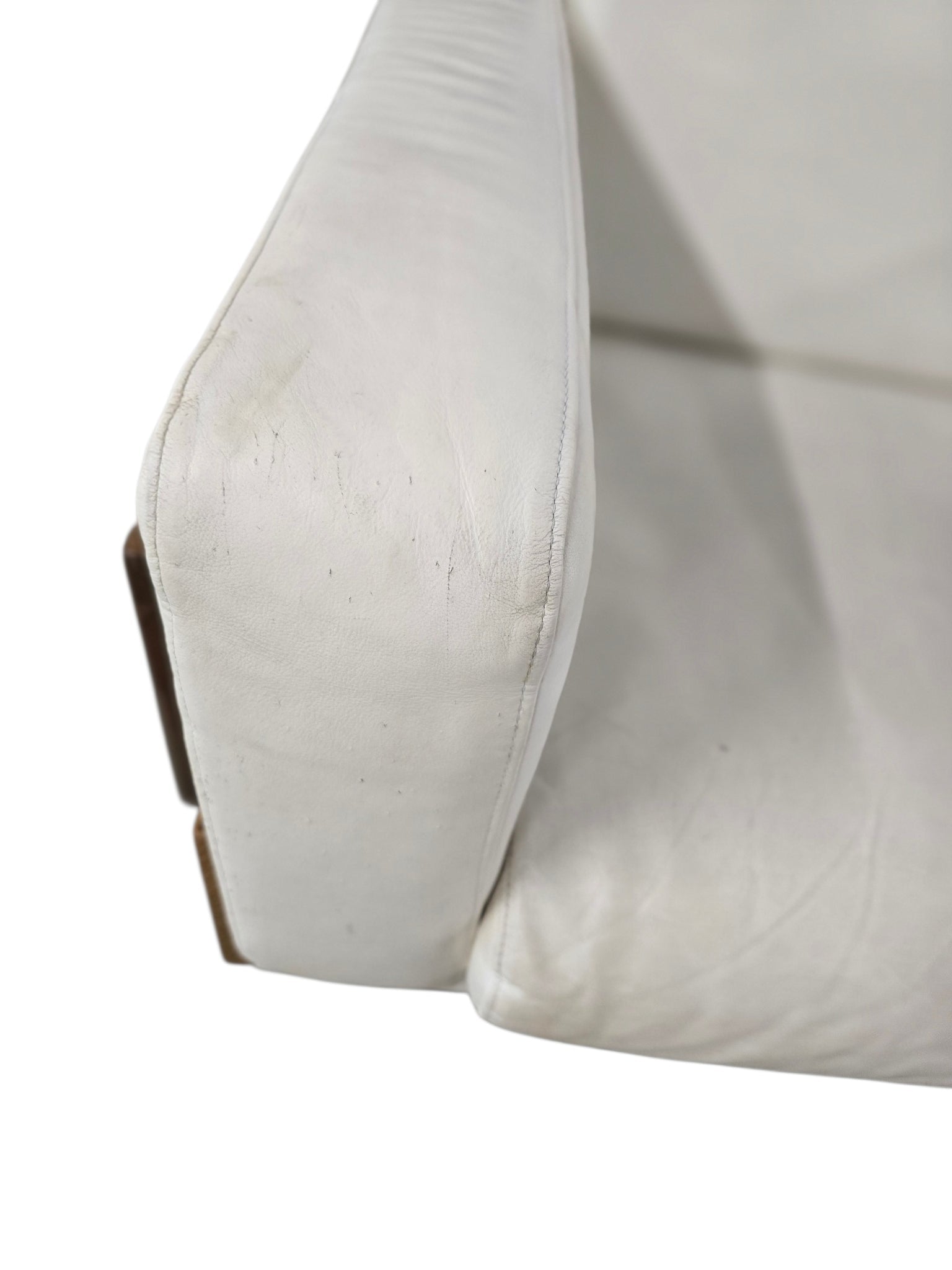 Robin Day Leather White Forum Armchair Habitat - Opulent Seating