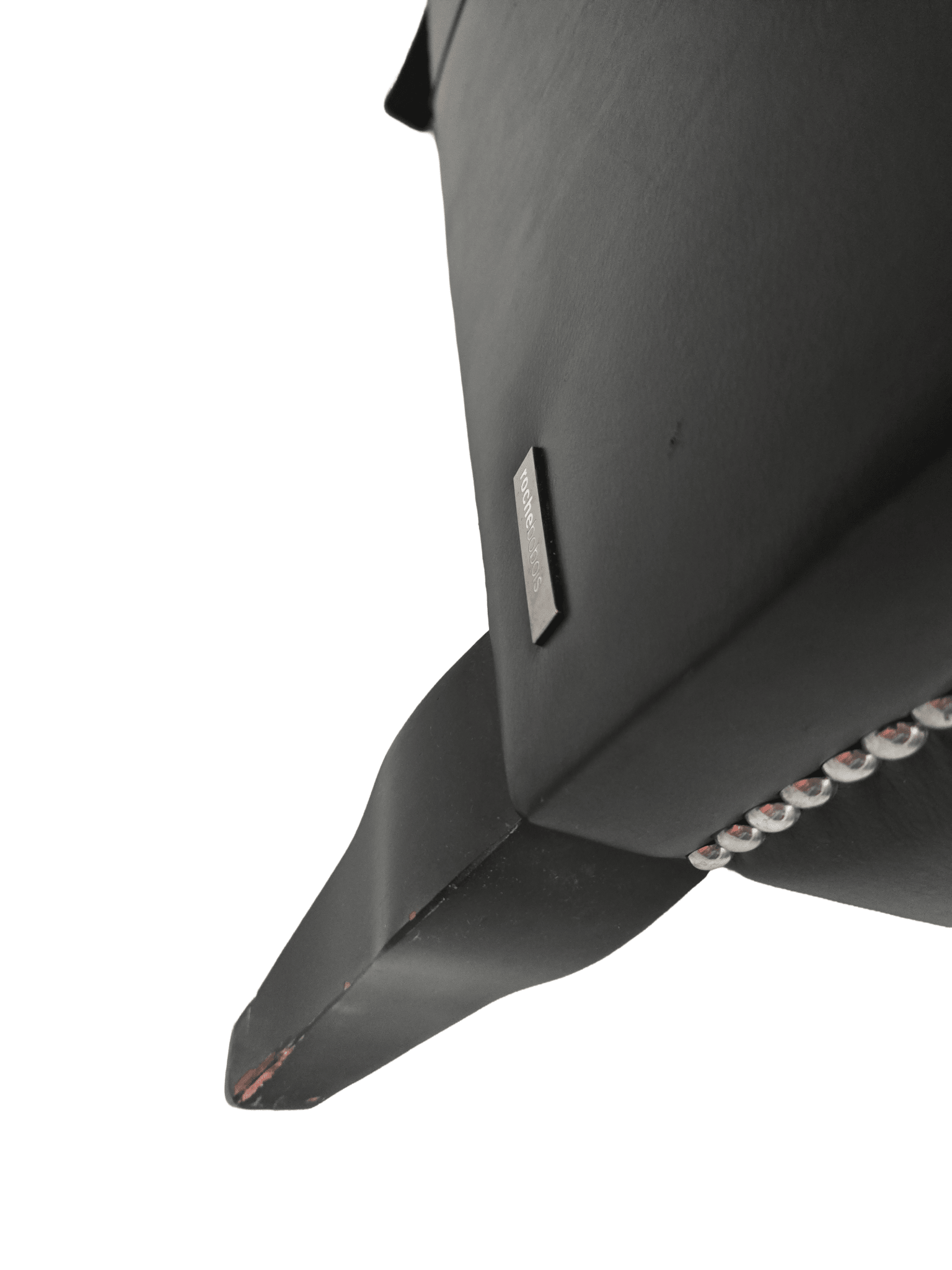 Roche Bobois Armchair in Premium Black Leather - Opulent Seating