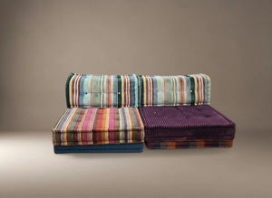 Roche Bobois Mah Jong Missoni Modular Two Seater Sofa