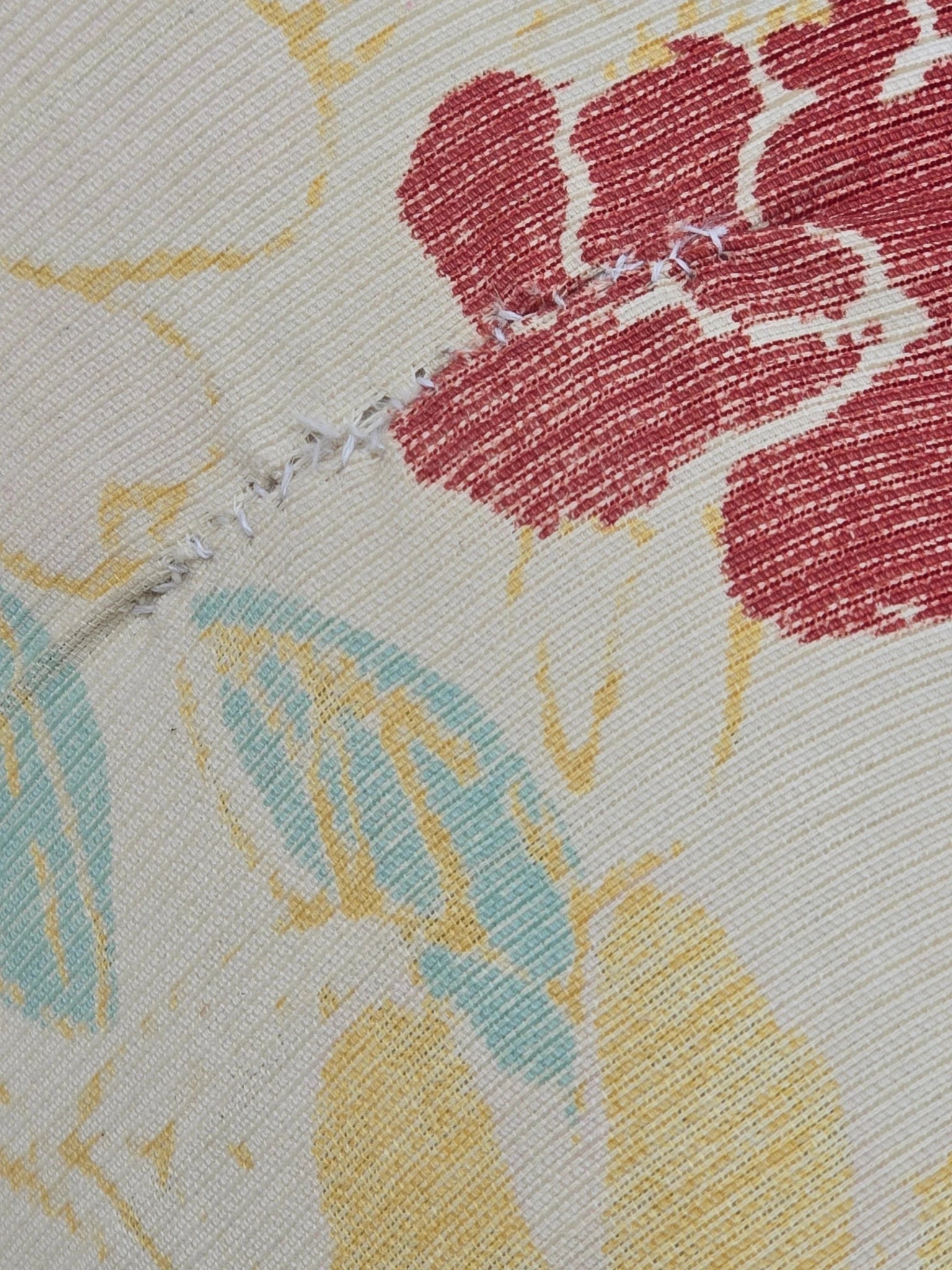 Roche Bobois Mah Jong Sofa in Kenzo Missoni Fabric Mix Three Seater - Opulent Seating