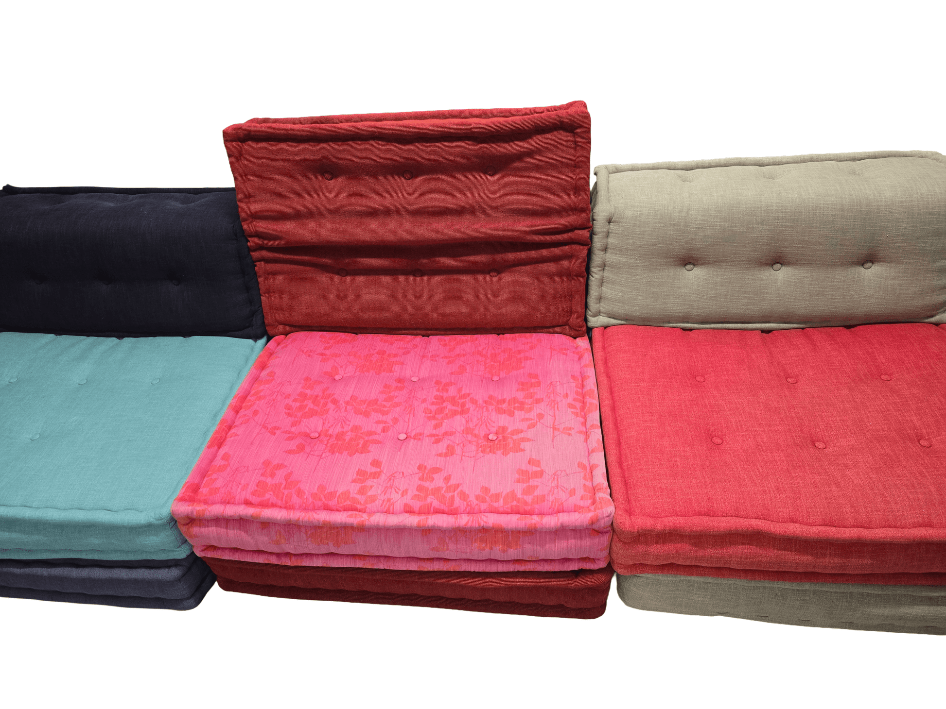 Roche Bobois Three Seater Mah Jong Sofa in Kenzo Fabric - Opulent Seating